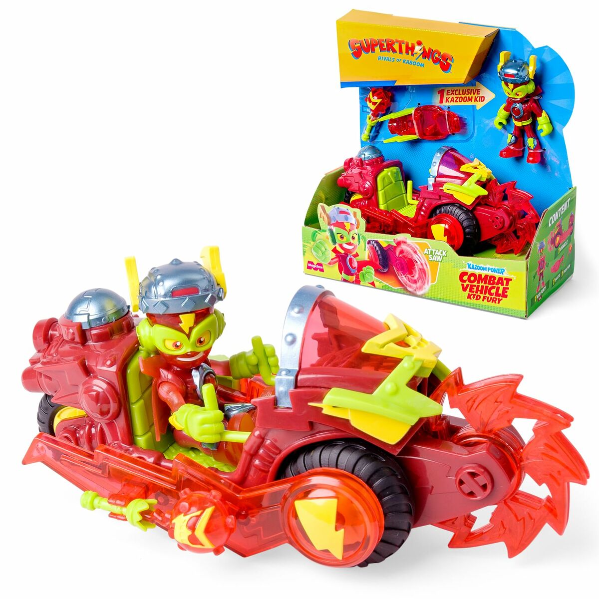 Actionfigurer SuperThings Kazoom Power Battle-Leksaker och spel, Dockor och actionfigurer-SuperThings-peaceofhome.se