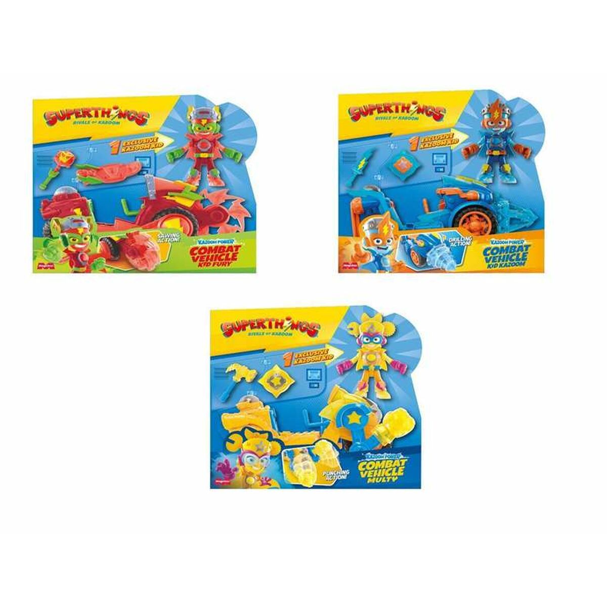Actionfigurer SuperThings Kazoom Power Battle-Leksaker och spel, Dockor och actionfigurer-SuperThings-peaceofhome.se