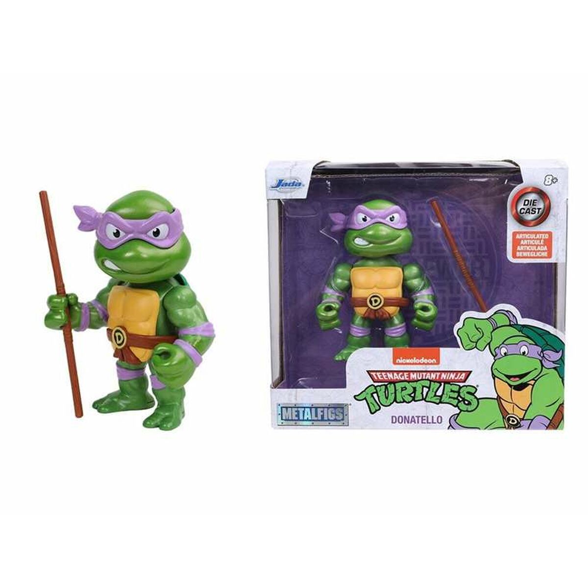 Actionfigurer Teenage Mutant Ninja Turtles Donatello 10 cm-Leksaker och spel, Dockor och actionfigurer-Teenage Mutant Ninja Turtles-peaceofhome.se