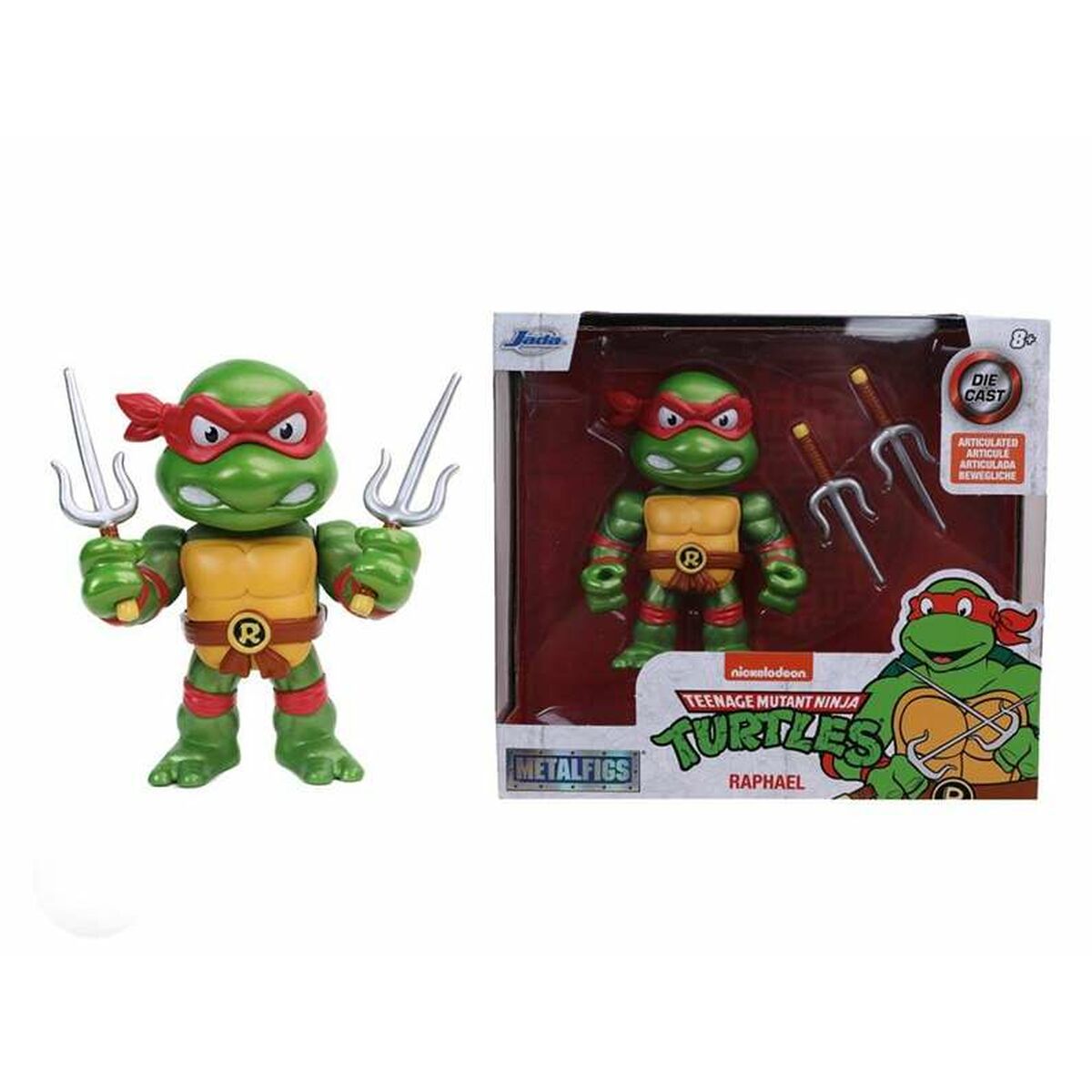 Actionfigurer Teenage Mutant Ninja Turtles Raphael 10 cm-Leksaker och spel, Dockor och actionfigurer-Teenage Mutant Ninja Turtles-peaceofhome.se