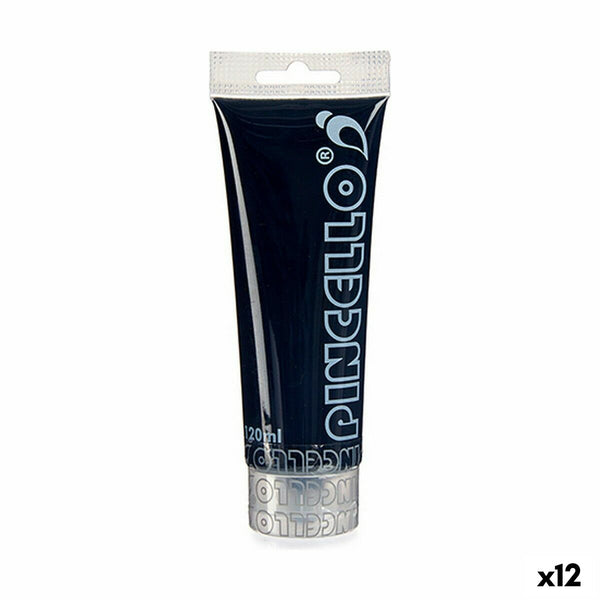 Akrylfärg Pincello AC120-12 AC120-12 Svart 120 ml (12 antal)-Kontor och Kontorsmaterial, konst och hantverk-Pincello-peaceofhome.se