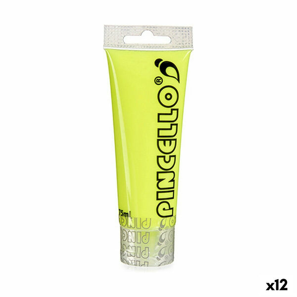 Akrylfärg Pincello AC75N-1 AC75N-1 Gul 75 ml (12 antal)-Kontor och Kontorsmaterial, konst och hantverk-Pincello-peaceofhome.se