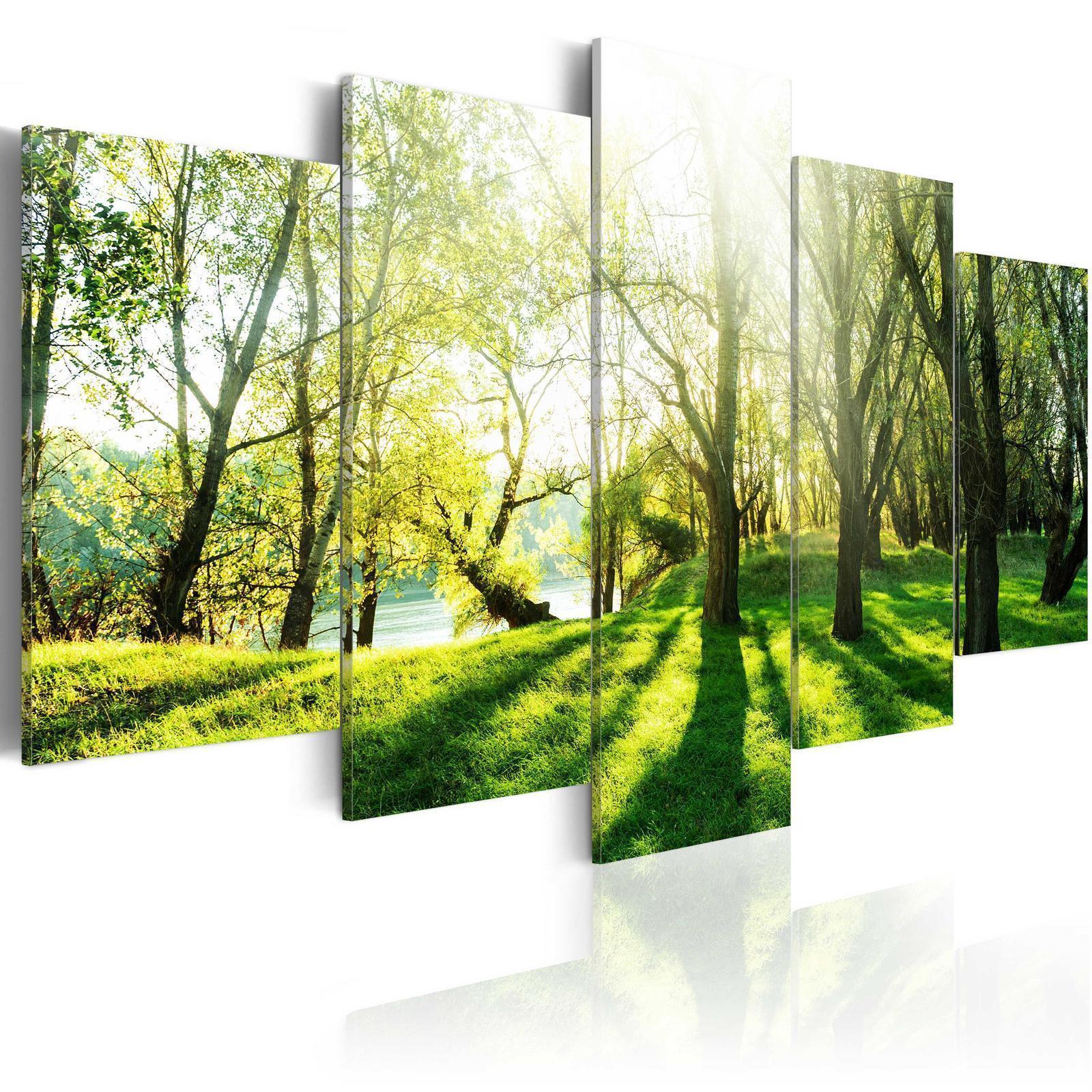 Akrylglastavla - Green Glade-Akrylglastavlor-Artgeist-peaceofhome.se