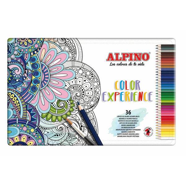 Akvarellpennor Alpino Color Experience Multicolour 36 Delar-Kontor och Kontorsmaterial, konst och hantverk-Alpino-peaceofhome.se