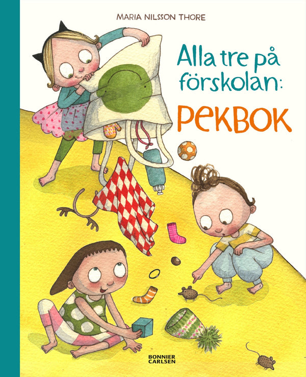 Alla tre på förskolan. Pekbok – E-bok – Laddas ner-Digitala böcker-Axiell-peaceofhome.se