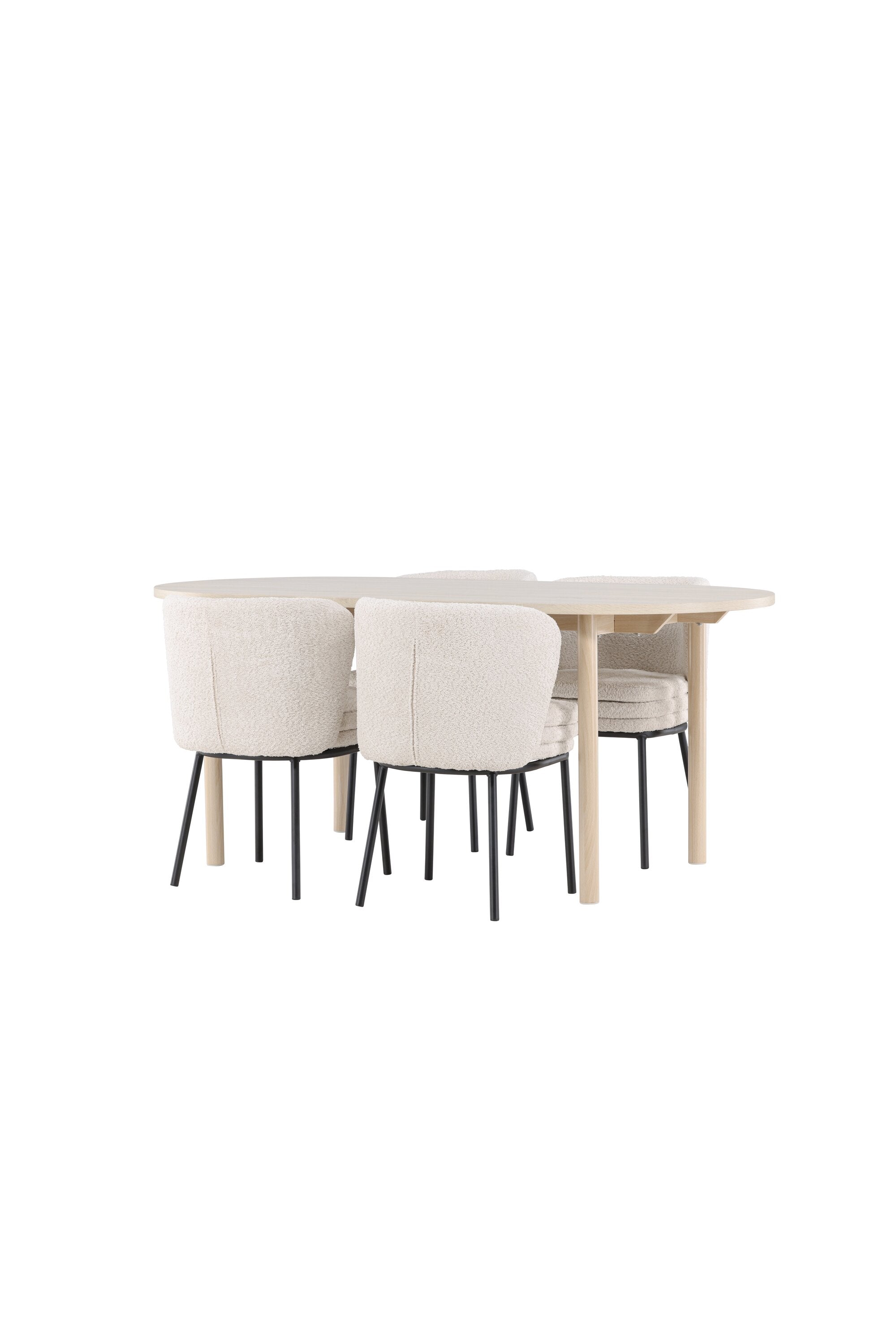 Andy Matbord med Agnes Matstol-GR Dining Set-Venture Home-peaceofhome.se