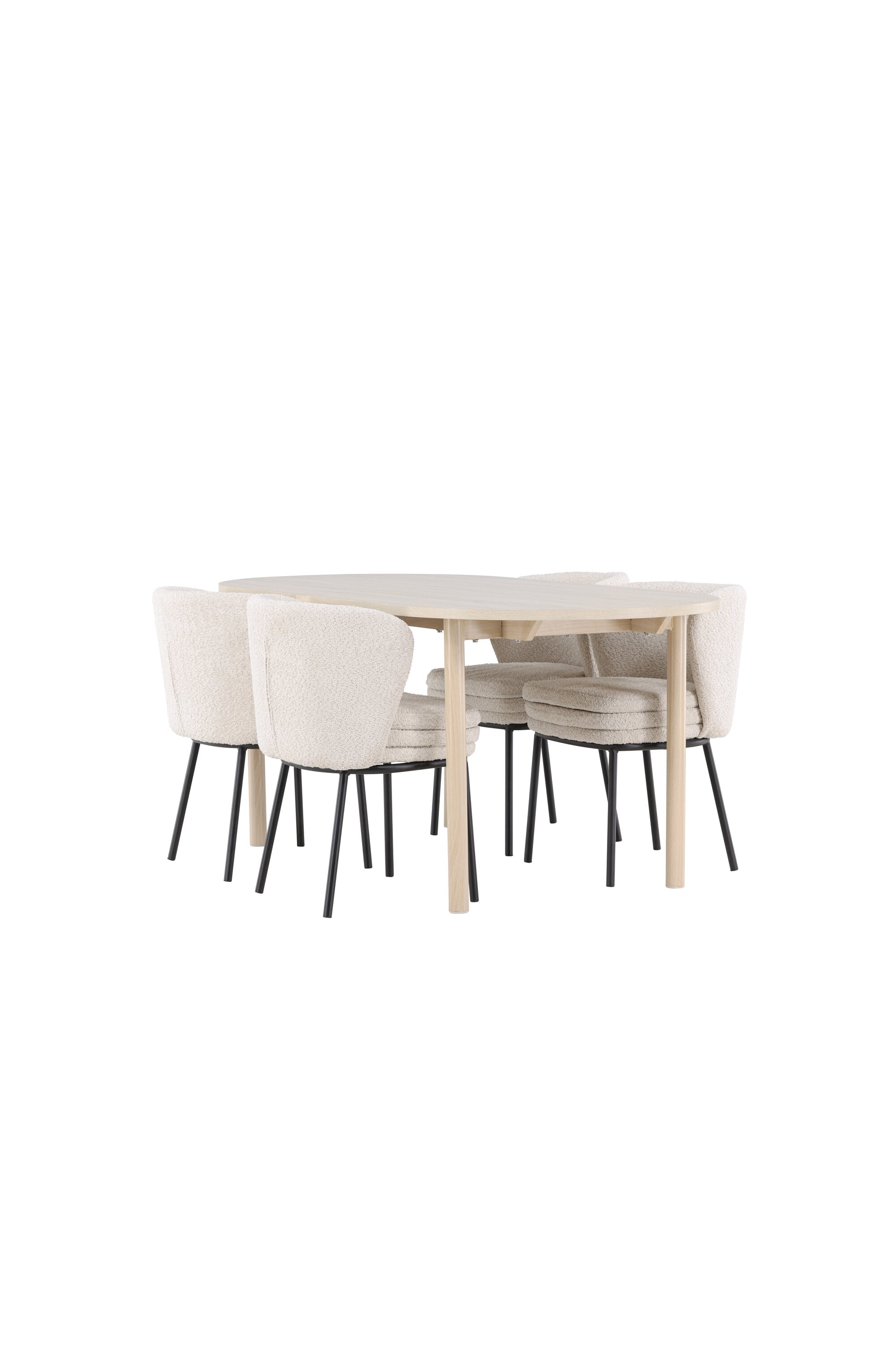 Andy Matbord med Agnes Matstol-GR Dining Set-Venture Home-peaceofhome.se