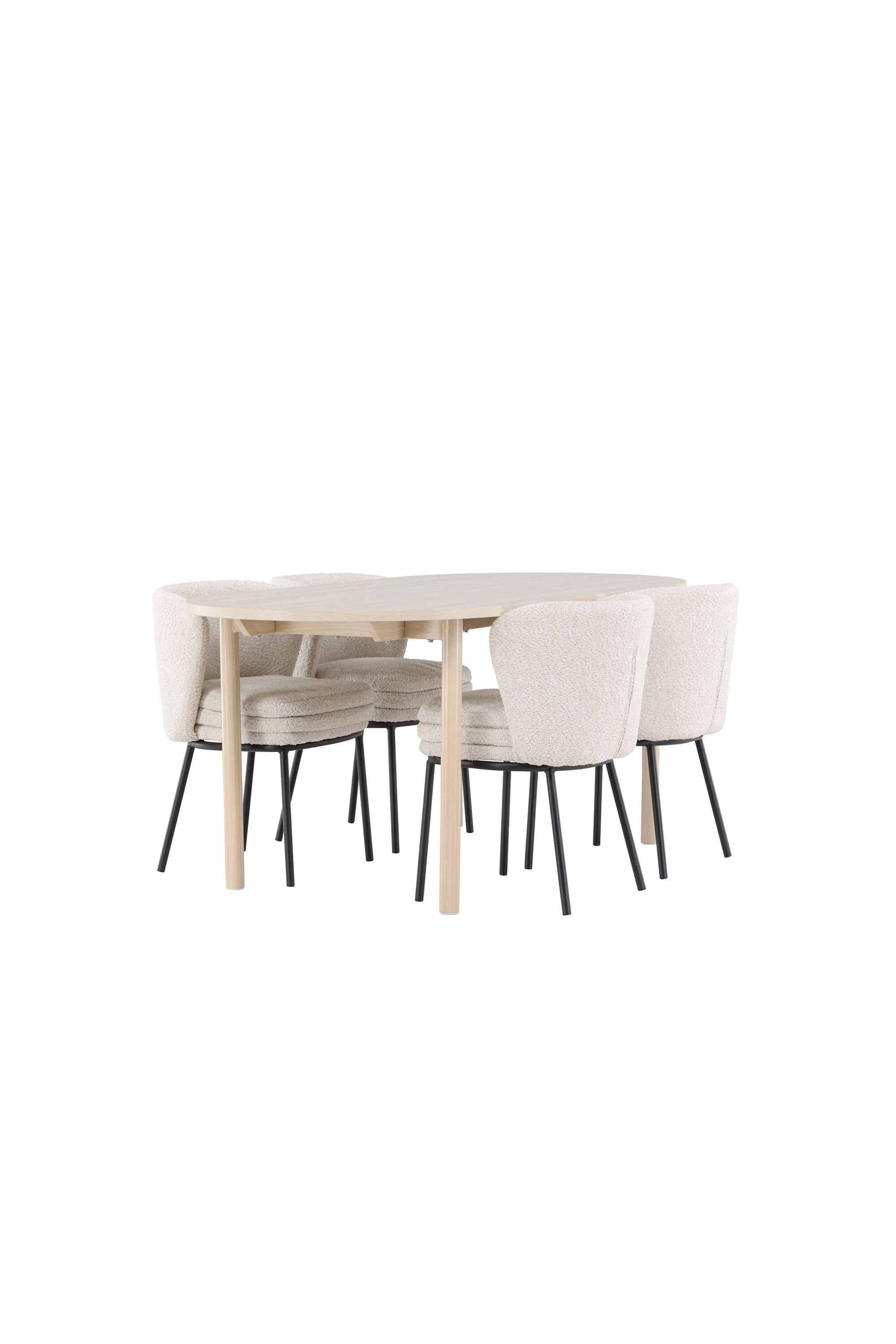 Andy Matbord med Agnes Matstol-GR Dining Set-Venture Home-peaceofhome.se