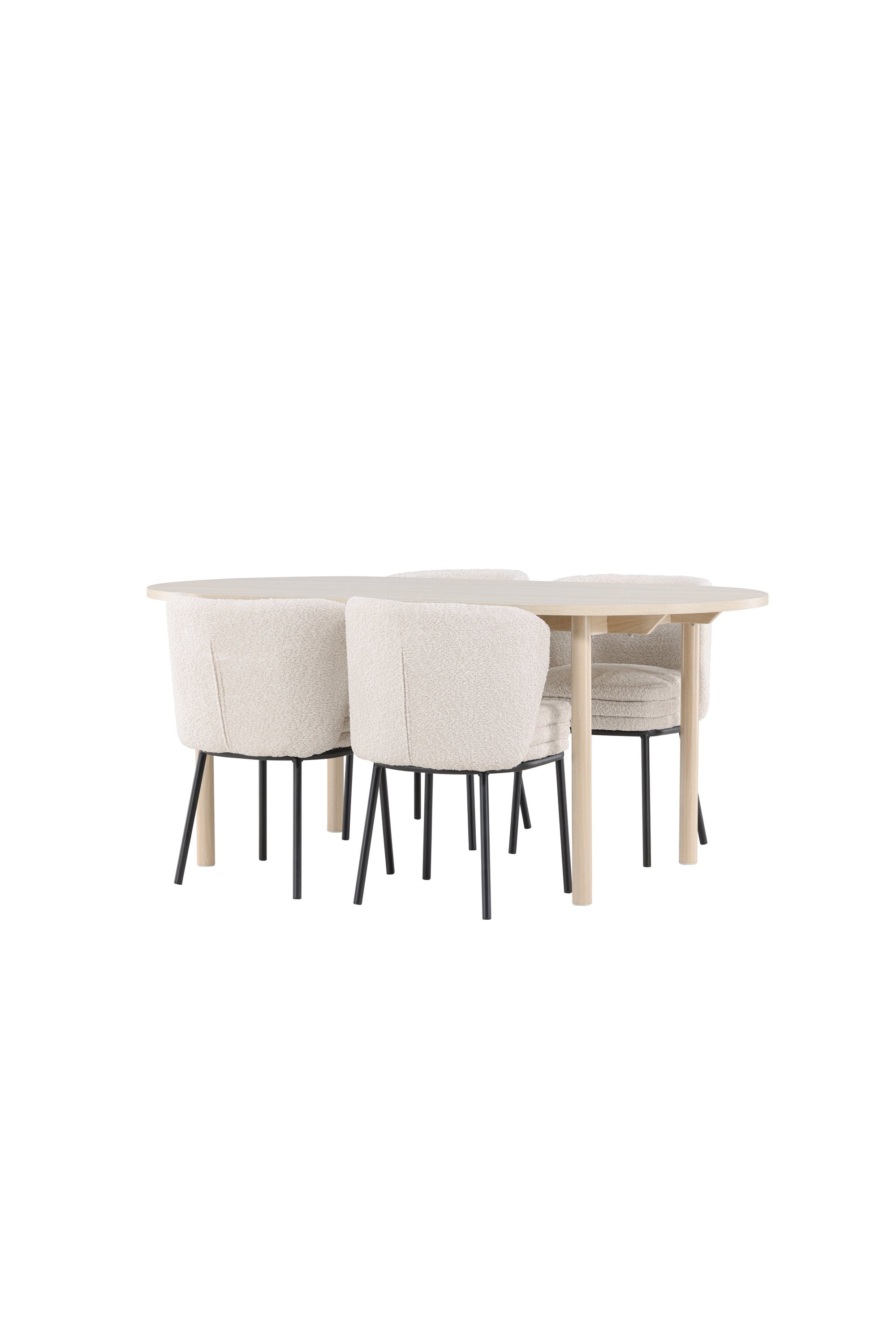 Andy Matbord med Agnes Matstol-GR Dining Set-Venture Home-peaceofhome.se