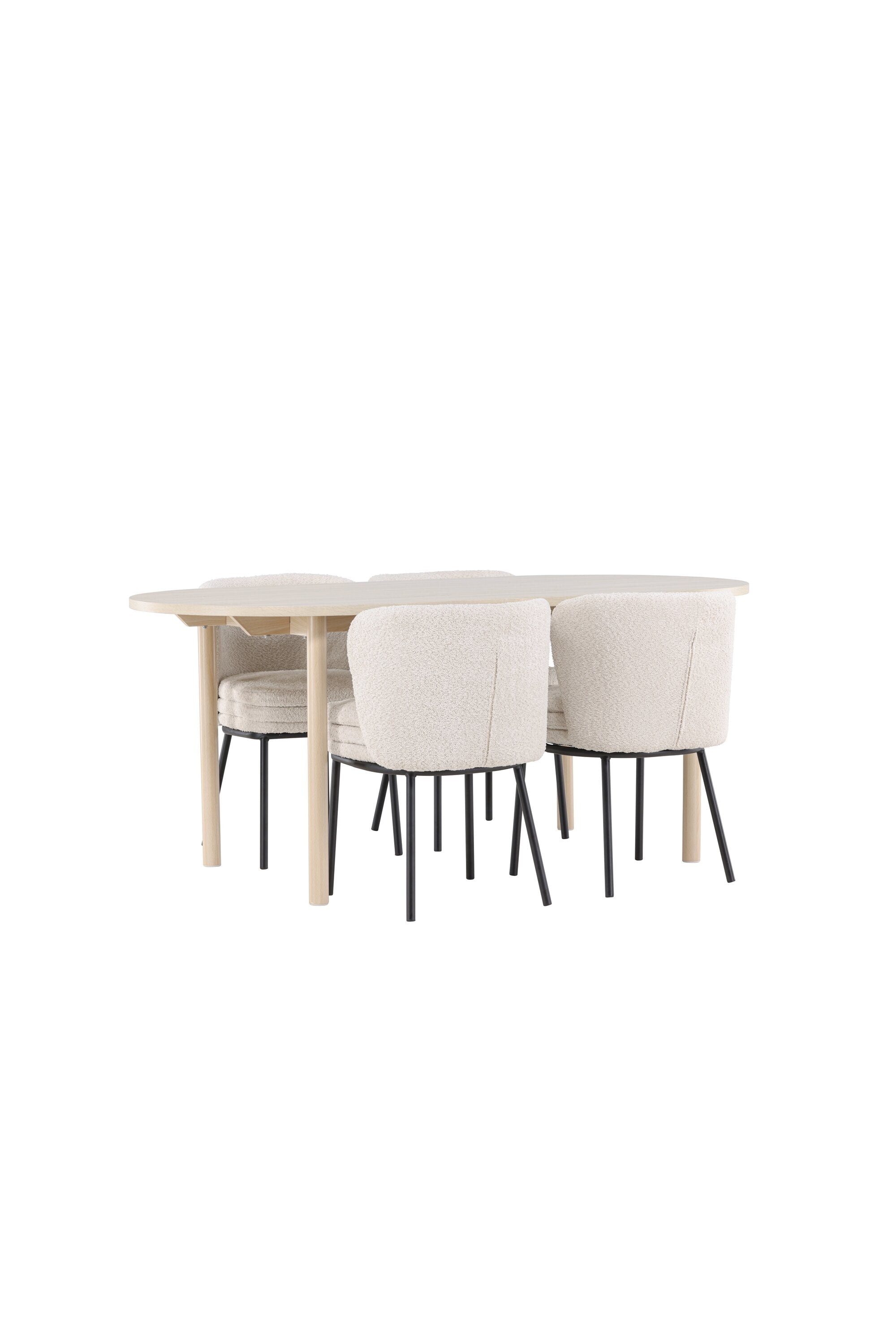 Andy Matbord med Agnes Matstol-GR Dining Set-Venture Home-peaceofhome.se