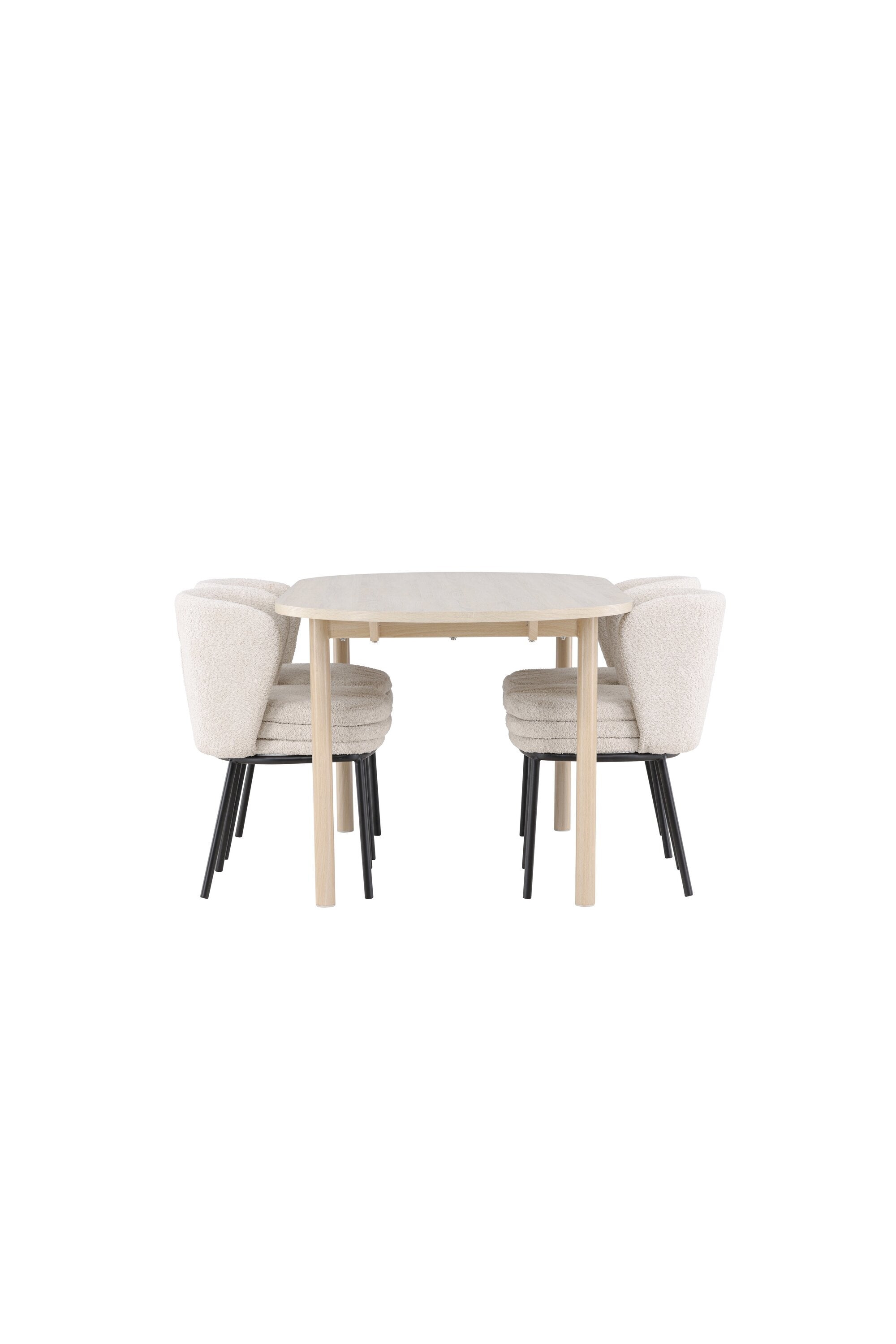 Andy Matbord med Agnes Matstol-GR Dining Set-Venture Home-peaceofhome.se