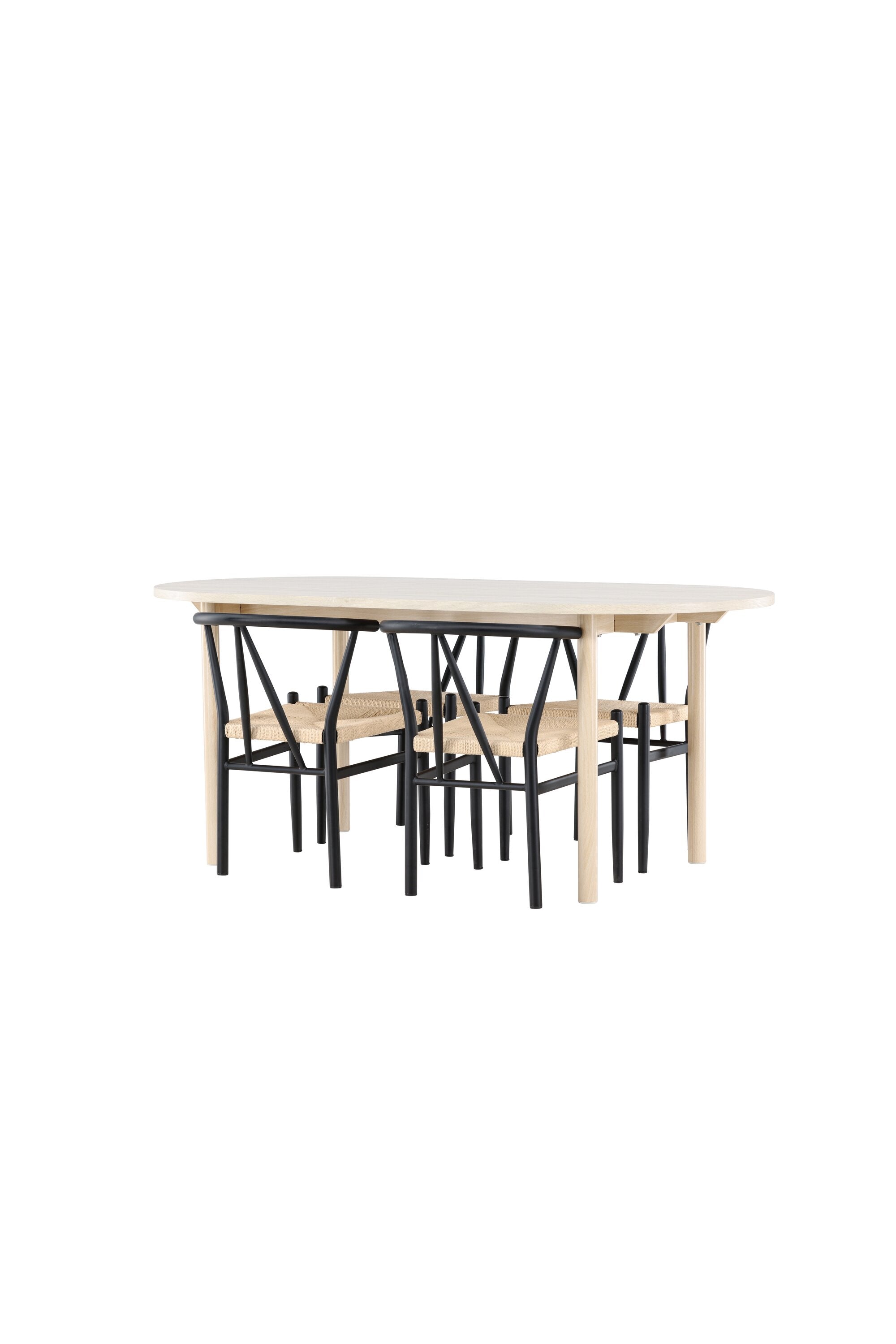 Andy Matbord med Alfons Matstol-GR Dining Set-Venture Home-peaceofhome.se