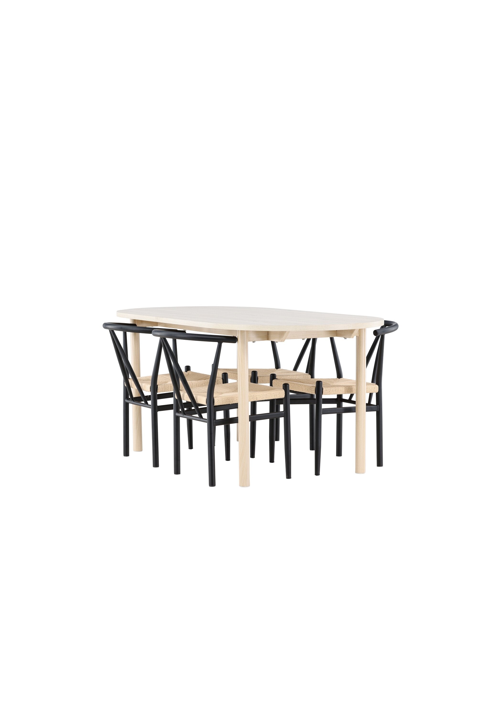 Andy Matbord med Alfons Matstol-GR Dining Set-Venture Home-peaceofhome.se