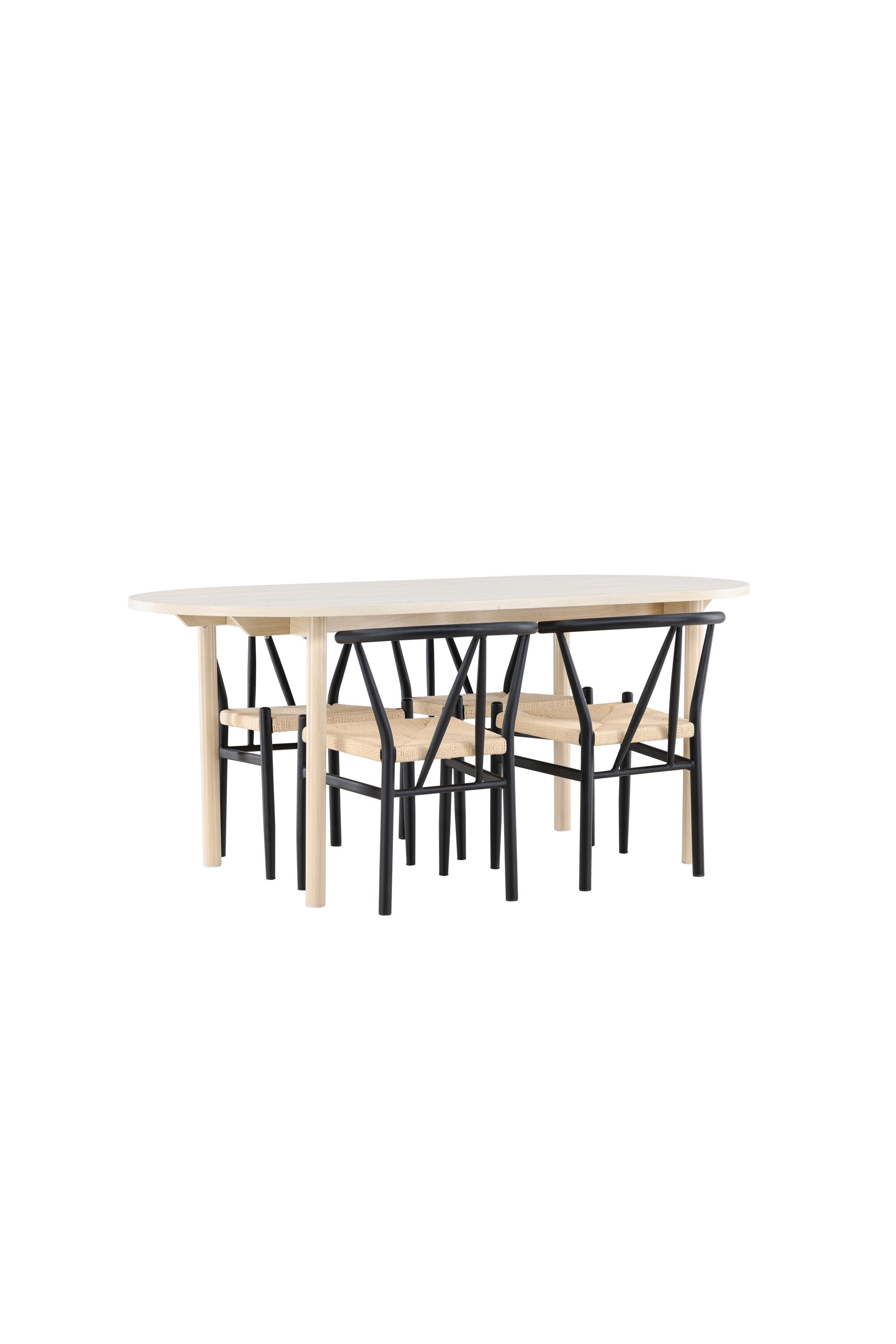 Andy Matbord med Alfons Matstol-GR Dining Set-Venture Home-peaceofhome.se