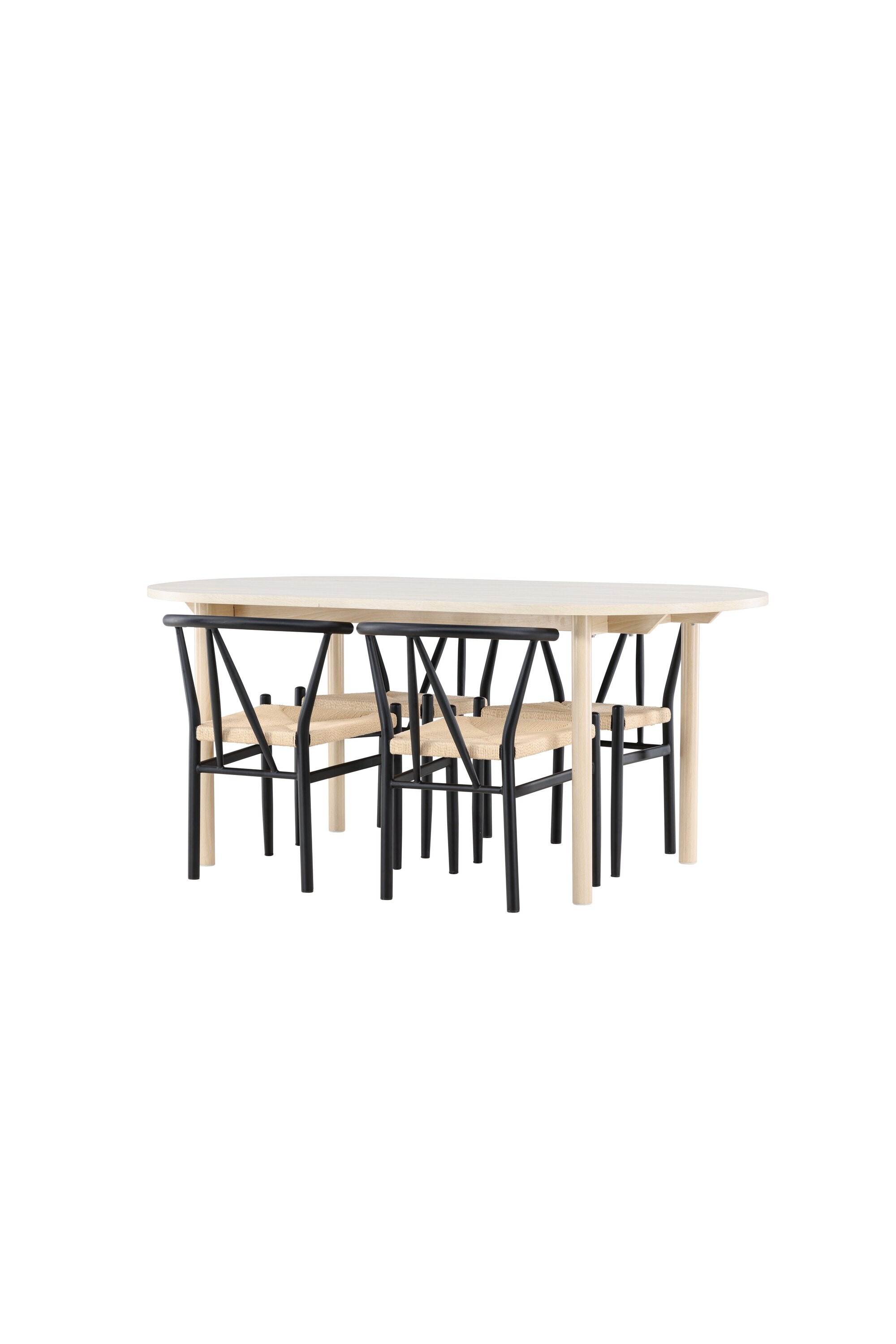 Andy Matbord med Alfons Matstol-GR Dining Set-Venture Home-peaceofhome.se