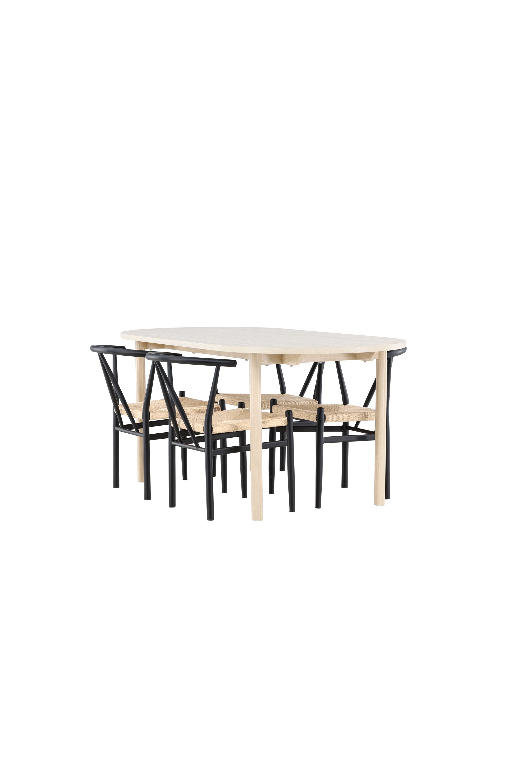 Andy Matbord med Alfons Matstol-GR Dining Set-Venture Home-peaceofhome.se