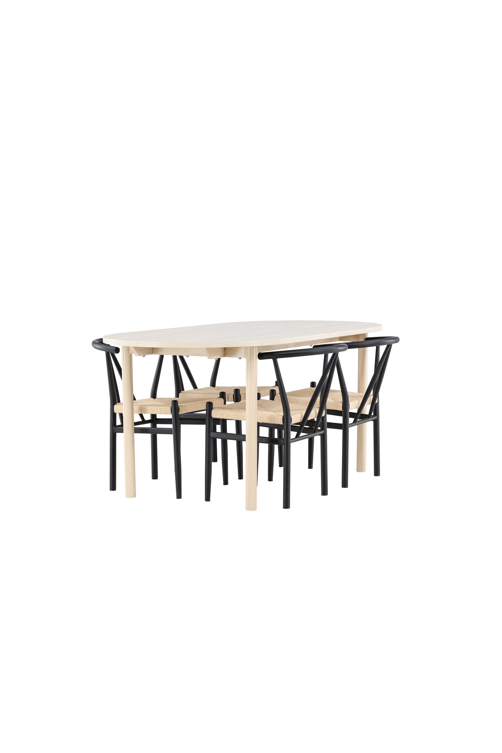 Andy Matbord med Alfons Matstol-GR Dining Set-Venture Home-peaceofhome.se