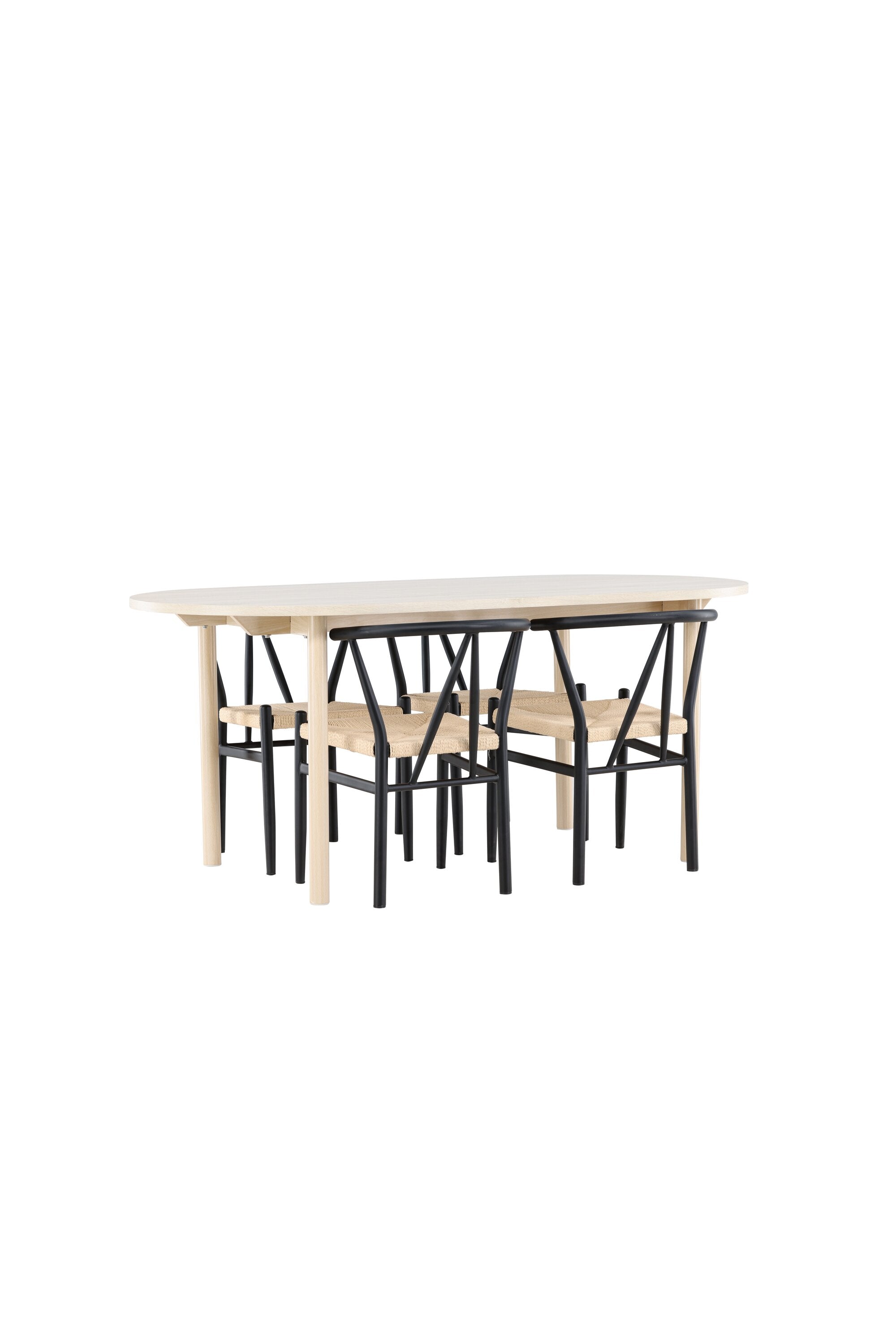 Andy Matbord med Alfons Matstol-GR Dining Set-Venture Home-peaceofhome.se