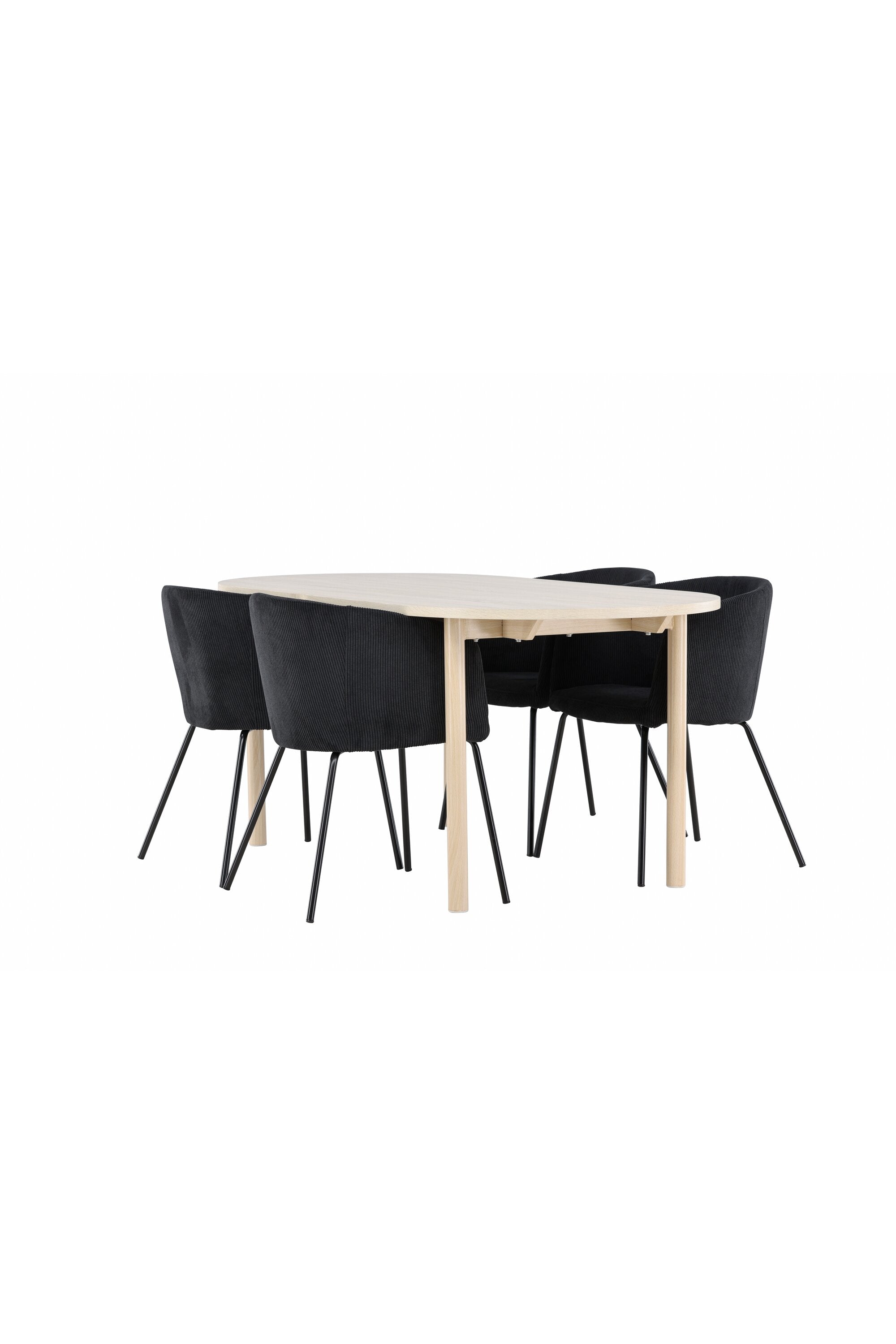 Andy Matbord med Berit Matstol-GR Dining Set-Venture Home-peaceofhome.se