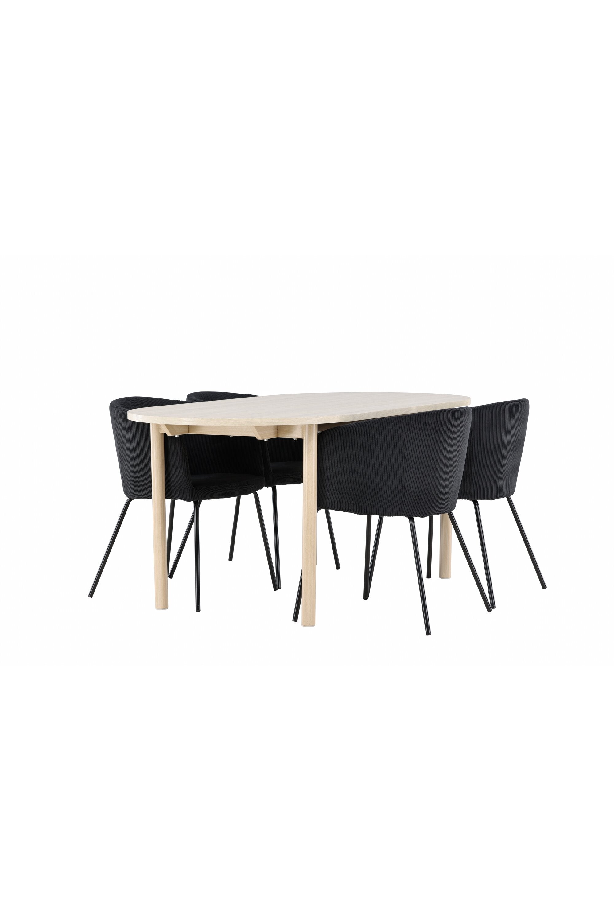 Andy Matbord med Berit Matstol-GR Dining Set-Venture Home-peaceofhome.se