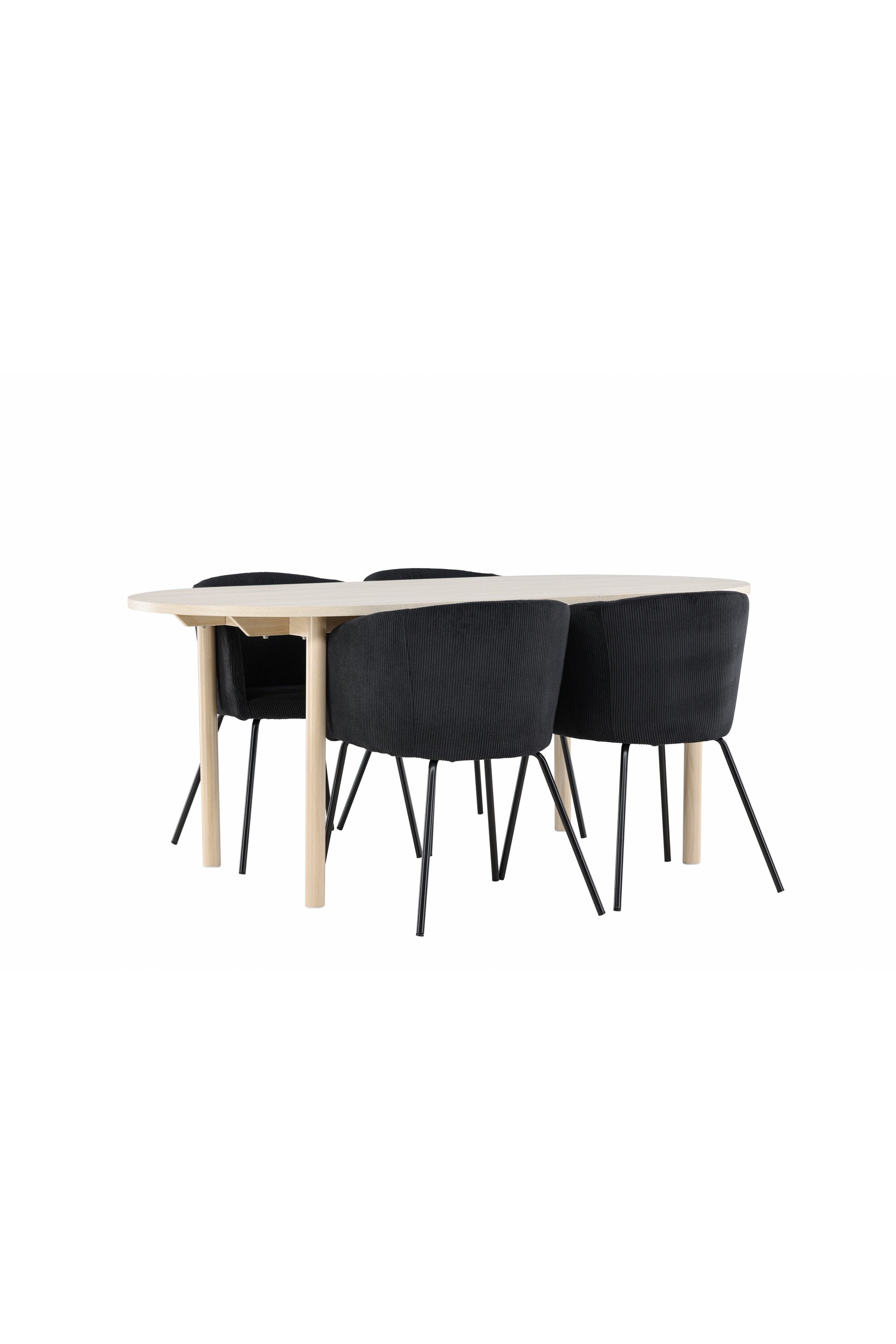 Andy Matbord med Berit Matstol-GR Dining Set-Venture Home-peaceofhome.se