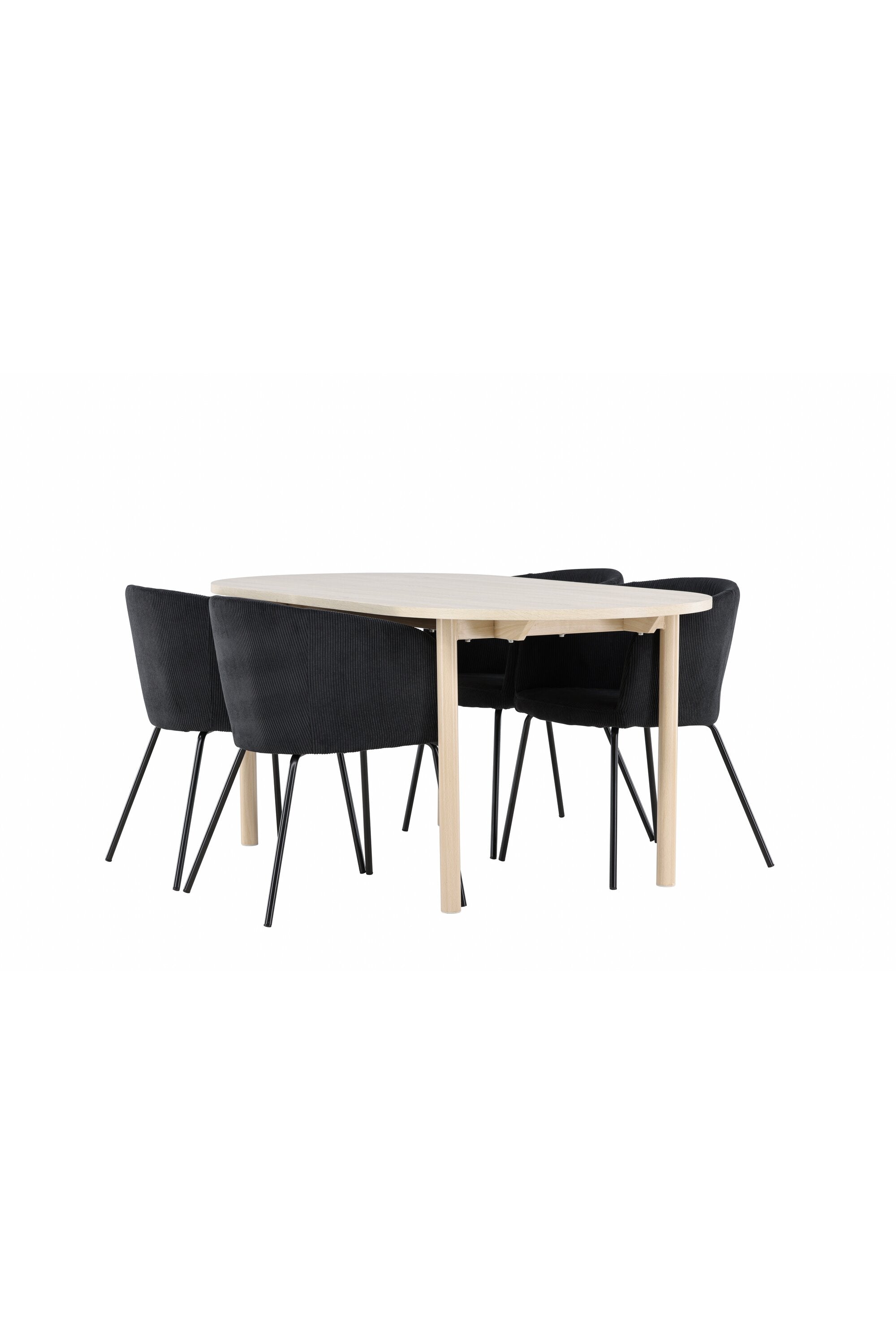 Andy Matbord med Berit Matstol-GR Dining Set-Venture Home-peaceofhome.se