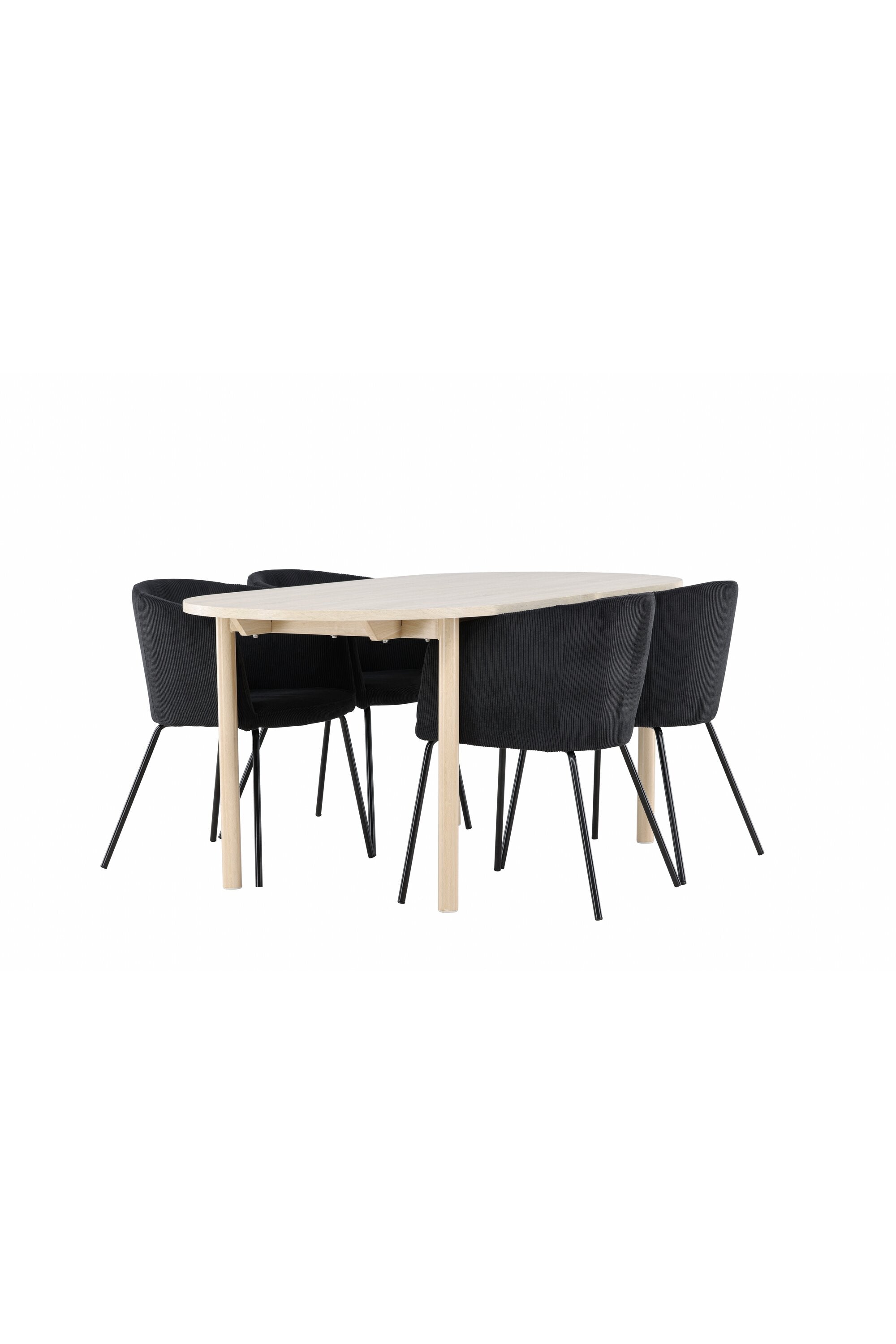 Andy Matbord med Berit Matstol-GR Dining Set-Venture Home-peaceofhome.se