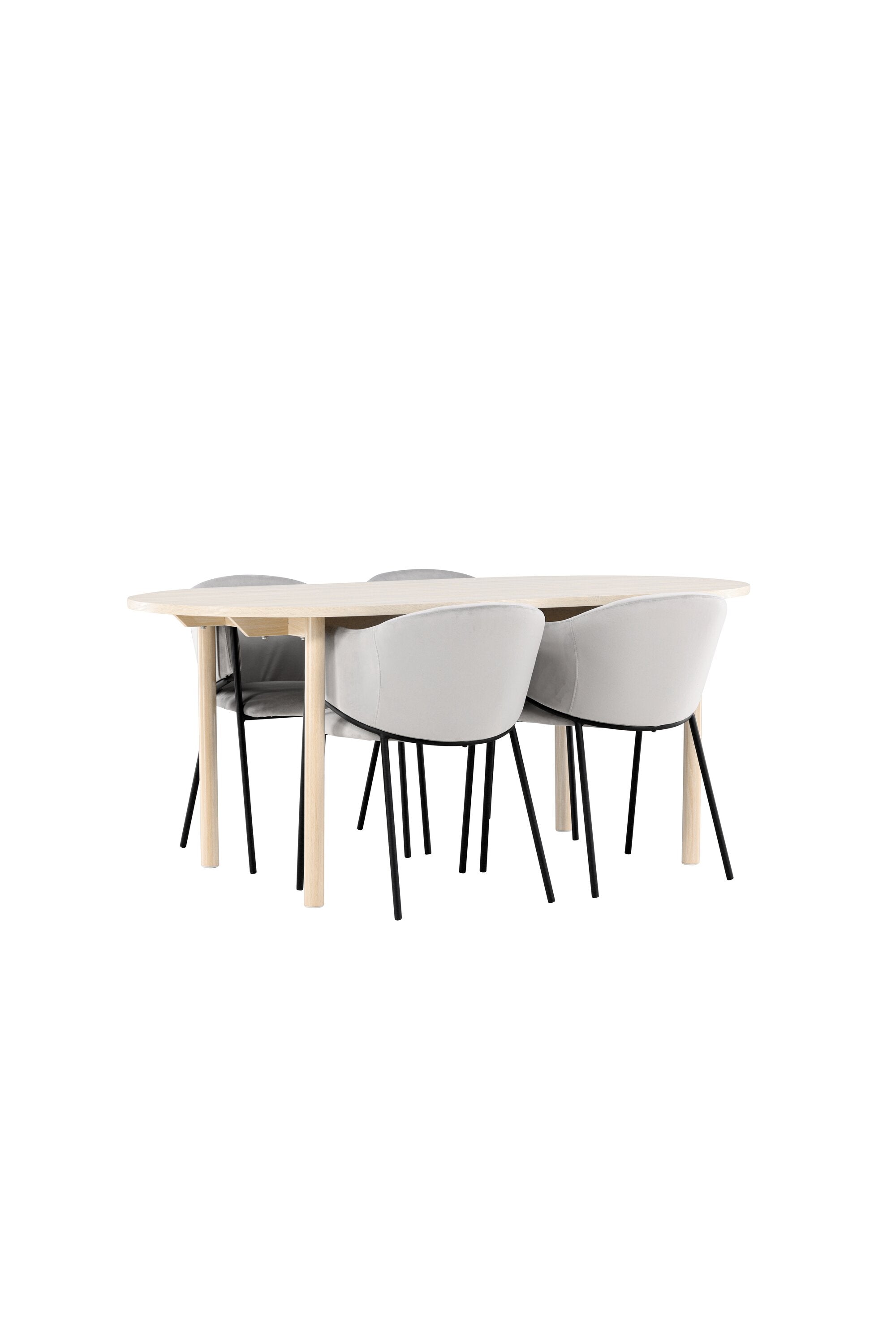 Andy Matbord med Evelina Matstol-GR Dining Set-Venture Home-peaceofhome.se