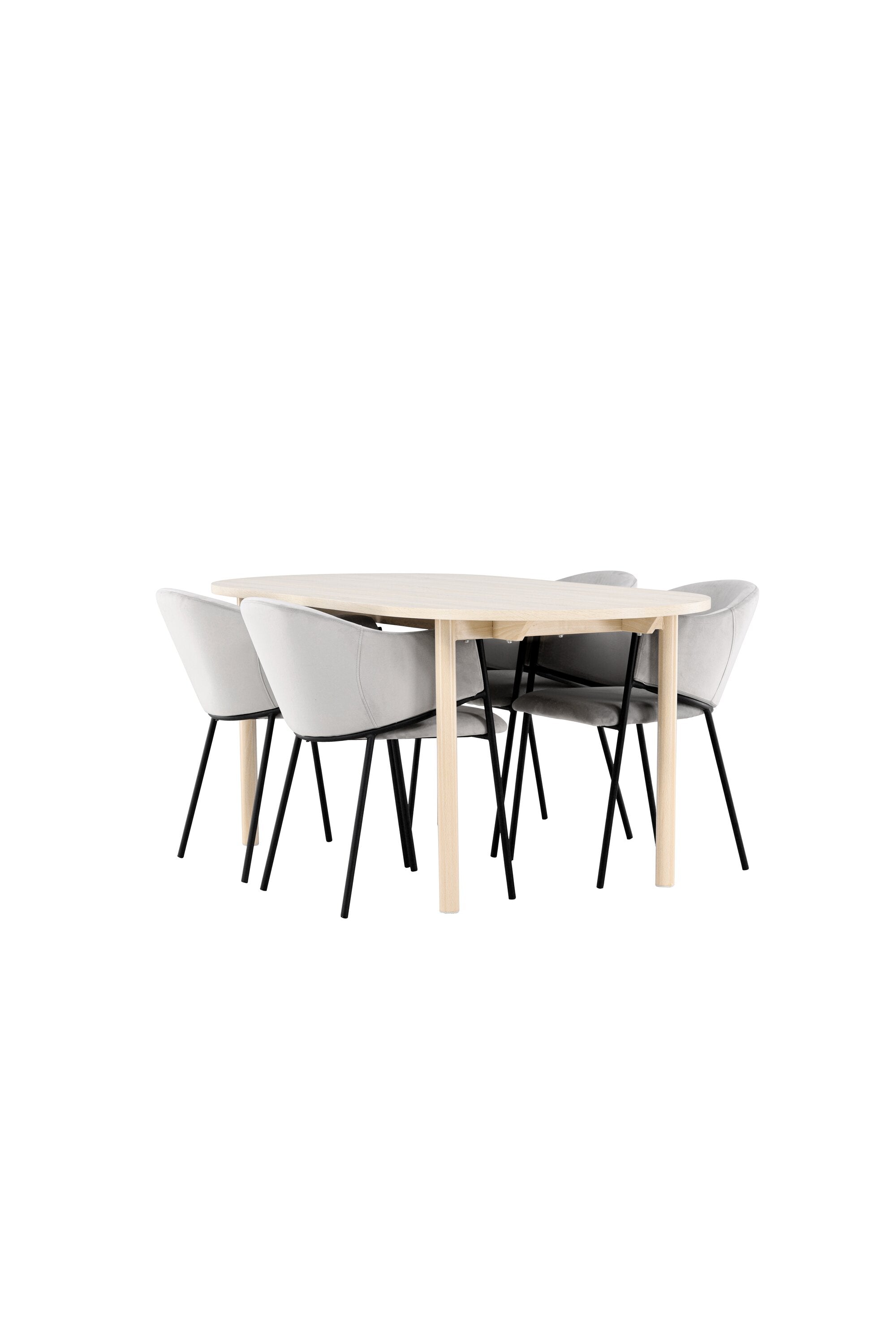 Andy Matbord med Evelina Matstol-GR Dining Set-Venture Home-peaceofhome.se