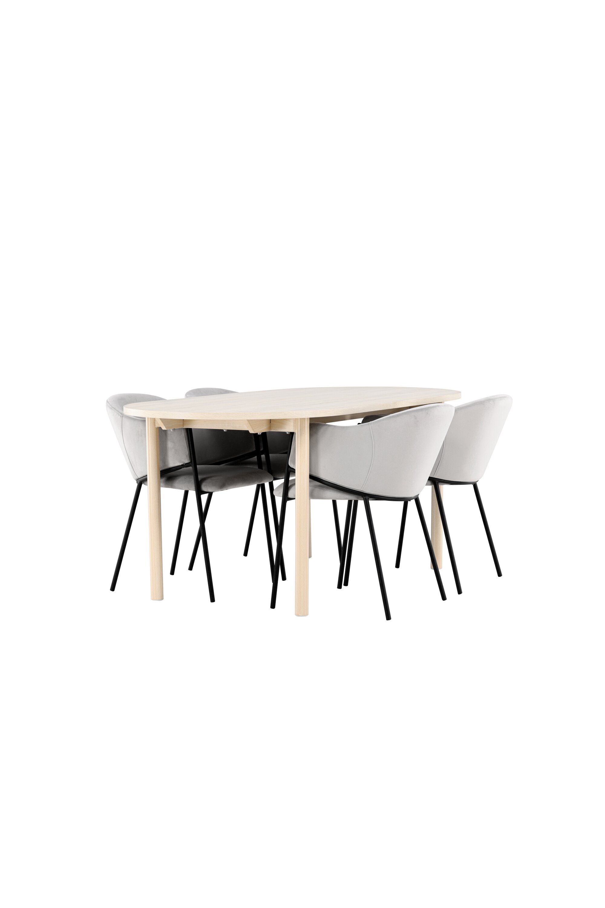 Andy Matbord med Evelina Matstol-GR Dining Set-Venture Home-peaceofhome.se