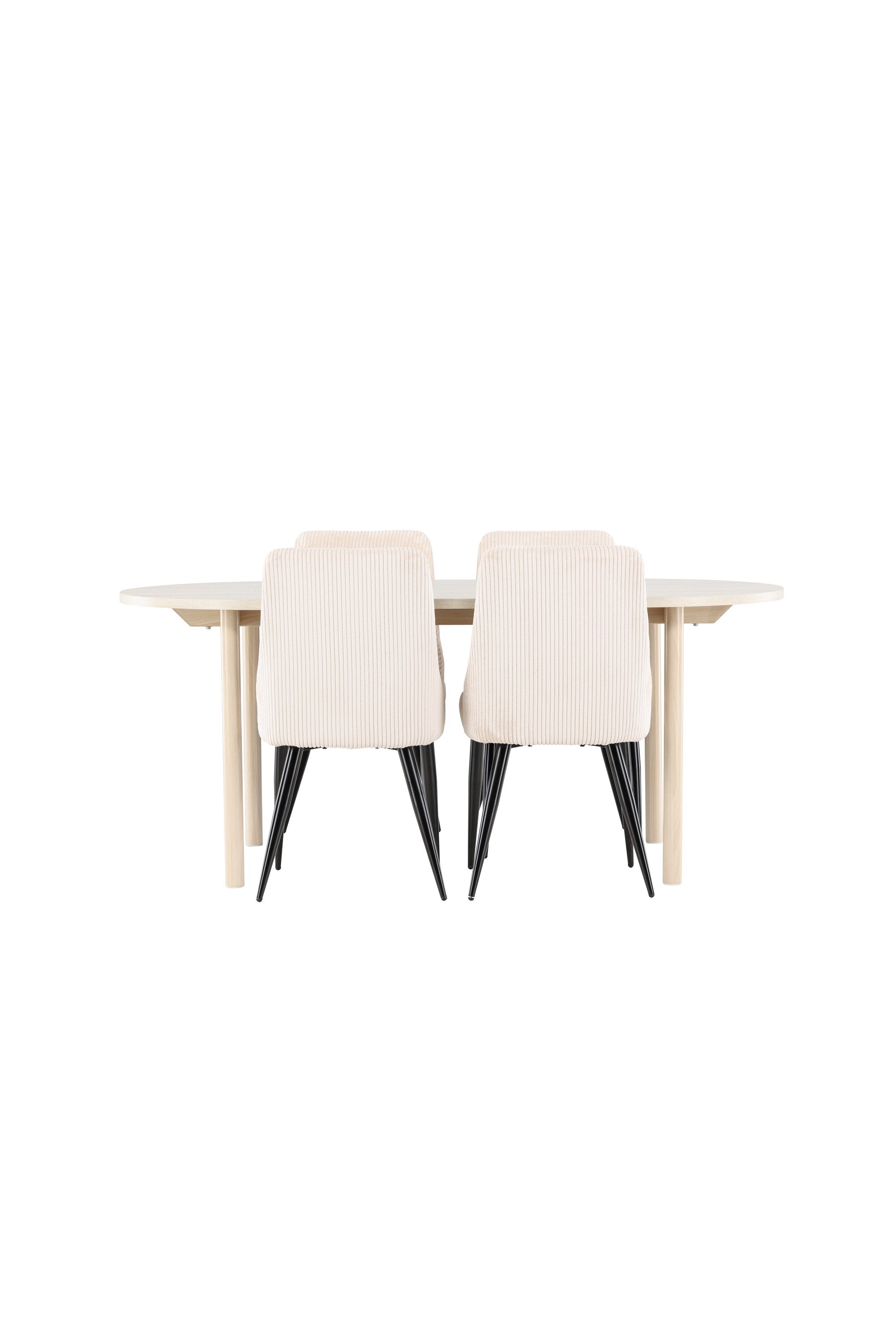 Andy Matbord med Leone Matstol-GR Dining Set-Venture Home-peaceofhome.se