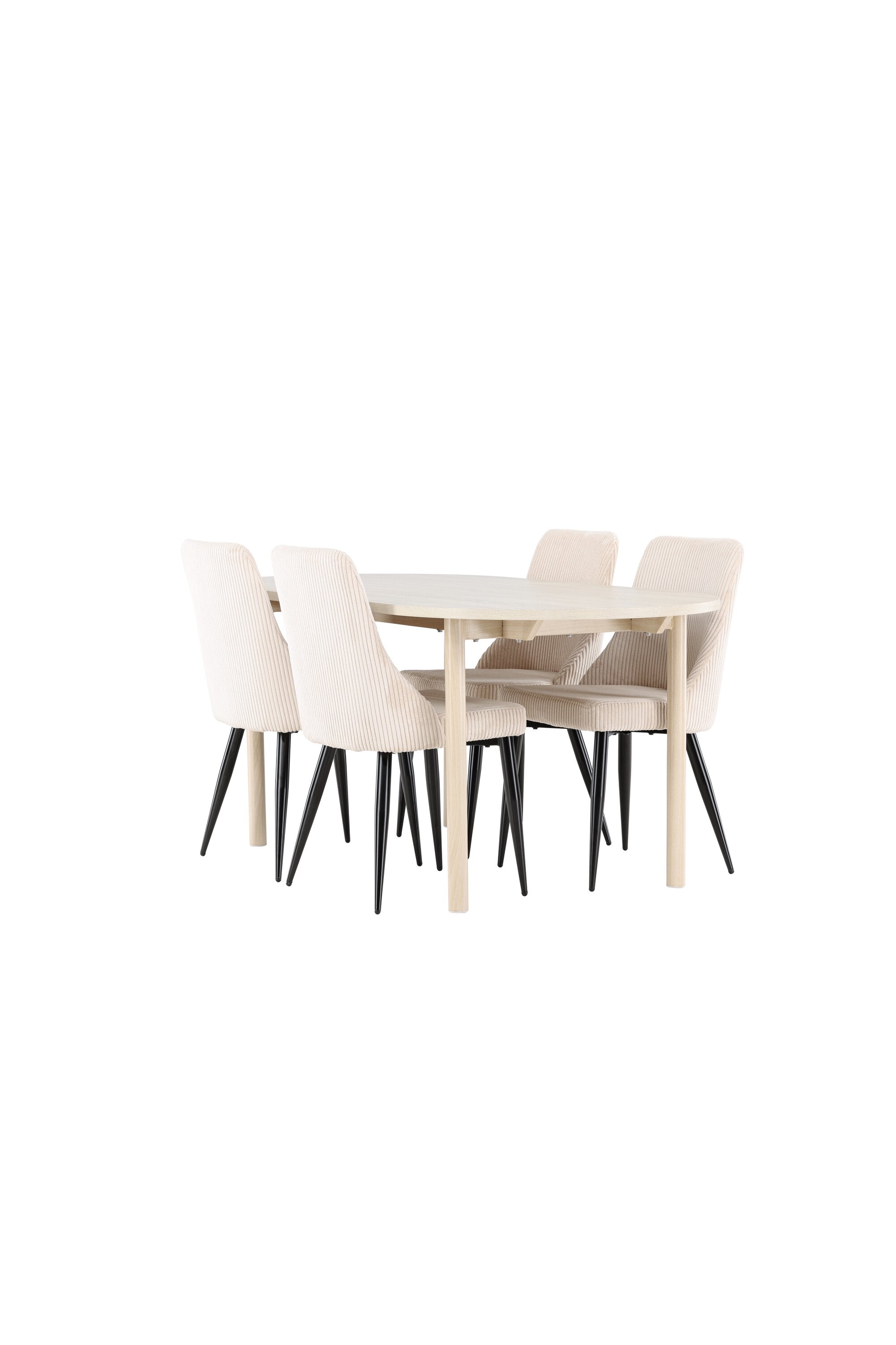 Andy Matbord med Leone Matstol-GR Dining Set-Venture Home-peaceofhome.se