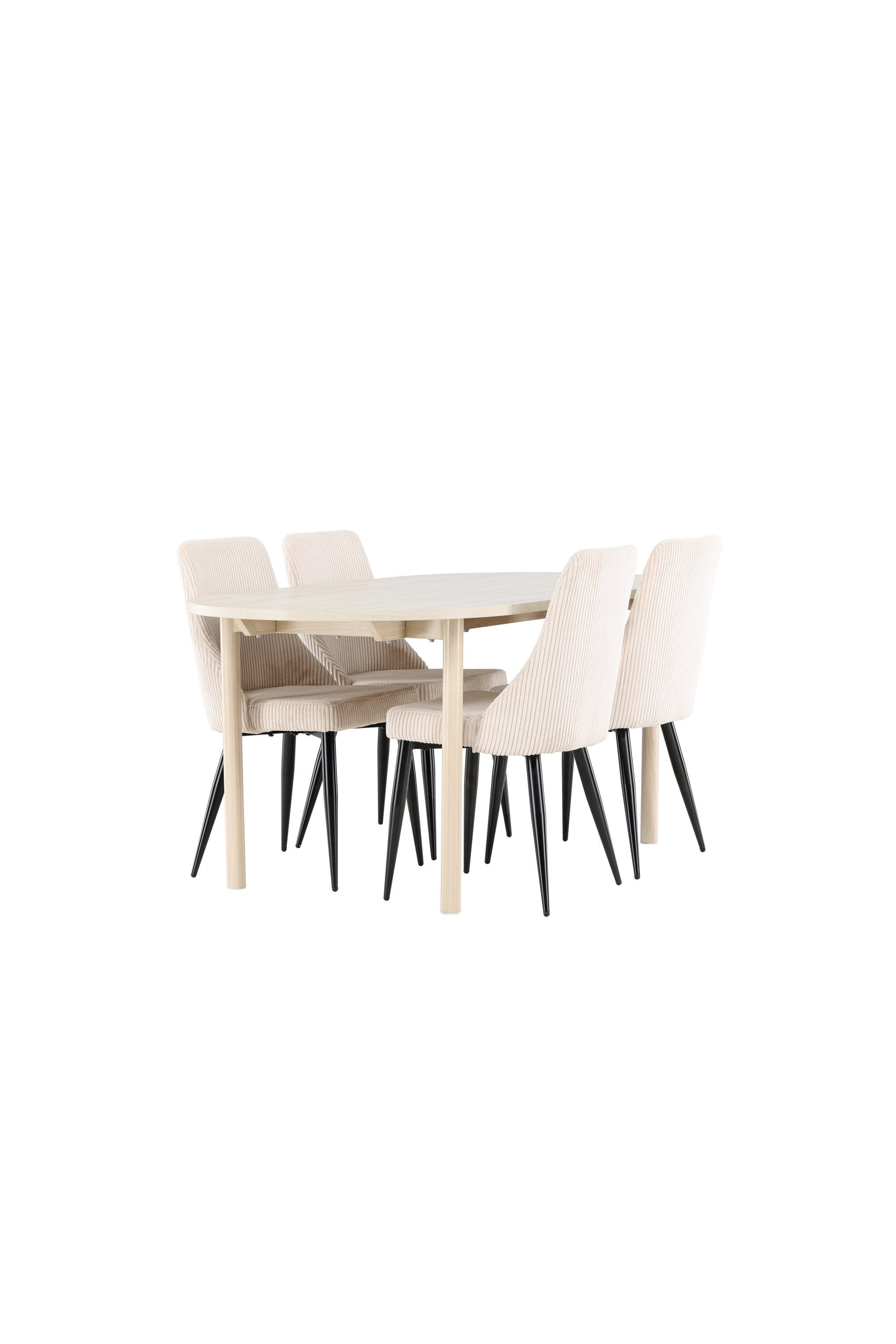 Andy Matbord med Leone Matstol-GR Dining Set-Venture Home-peaceofhome.se