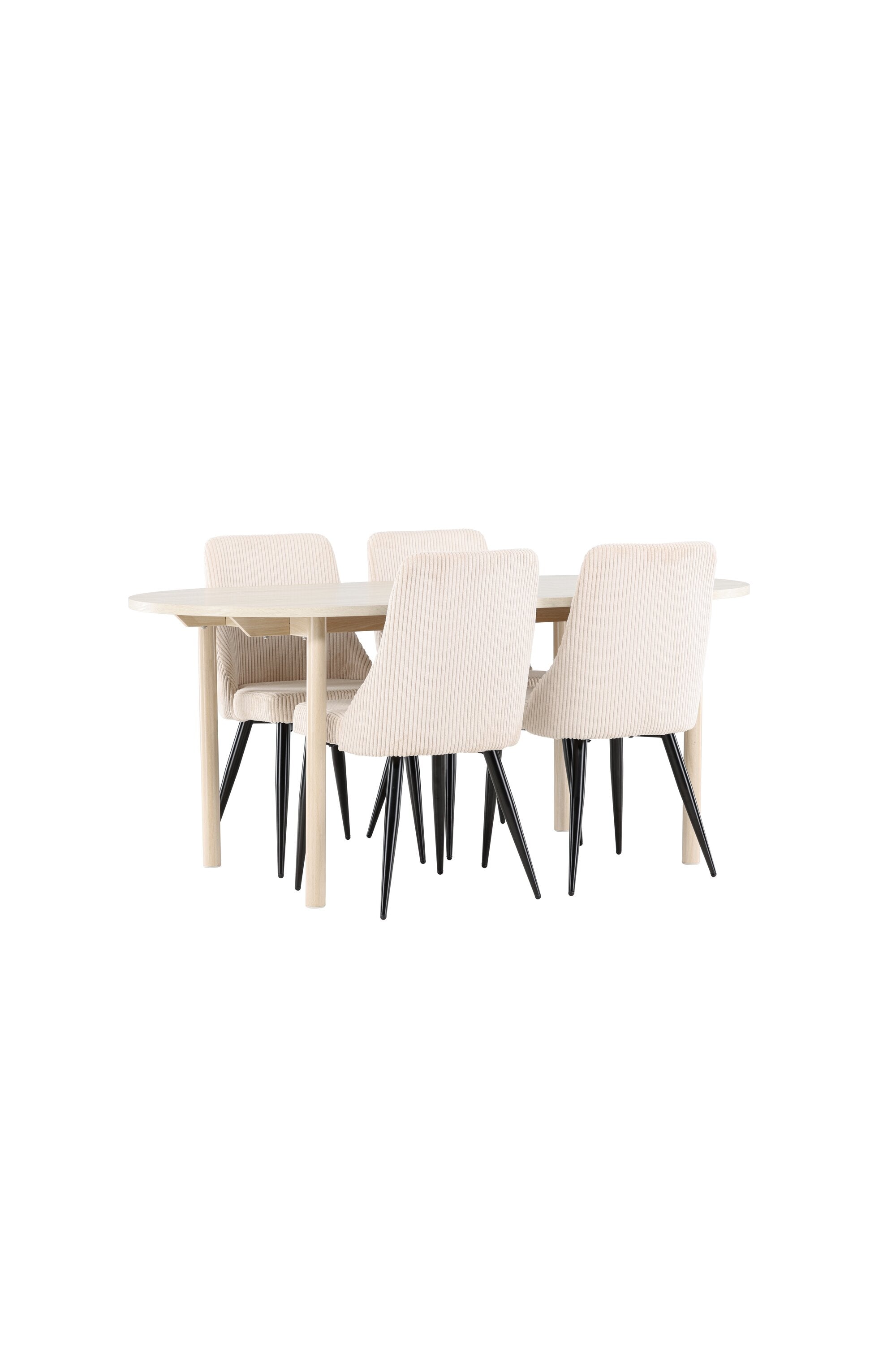 Andy Matbord med Leone Matstol-GR Dining Set-Venture Home-peaceofhome.se