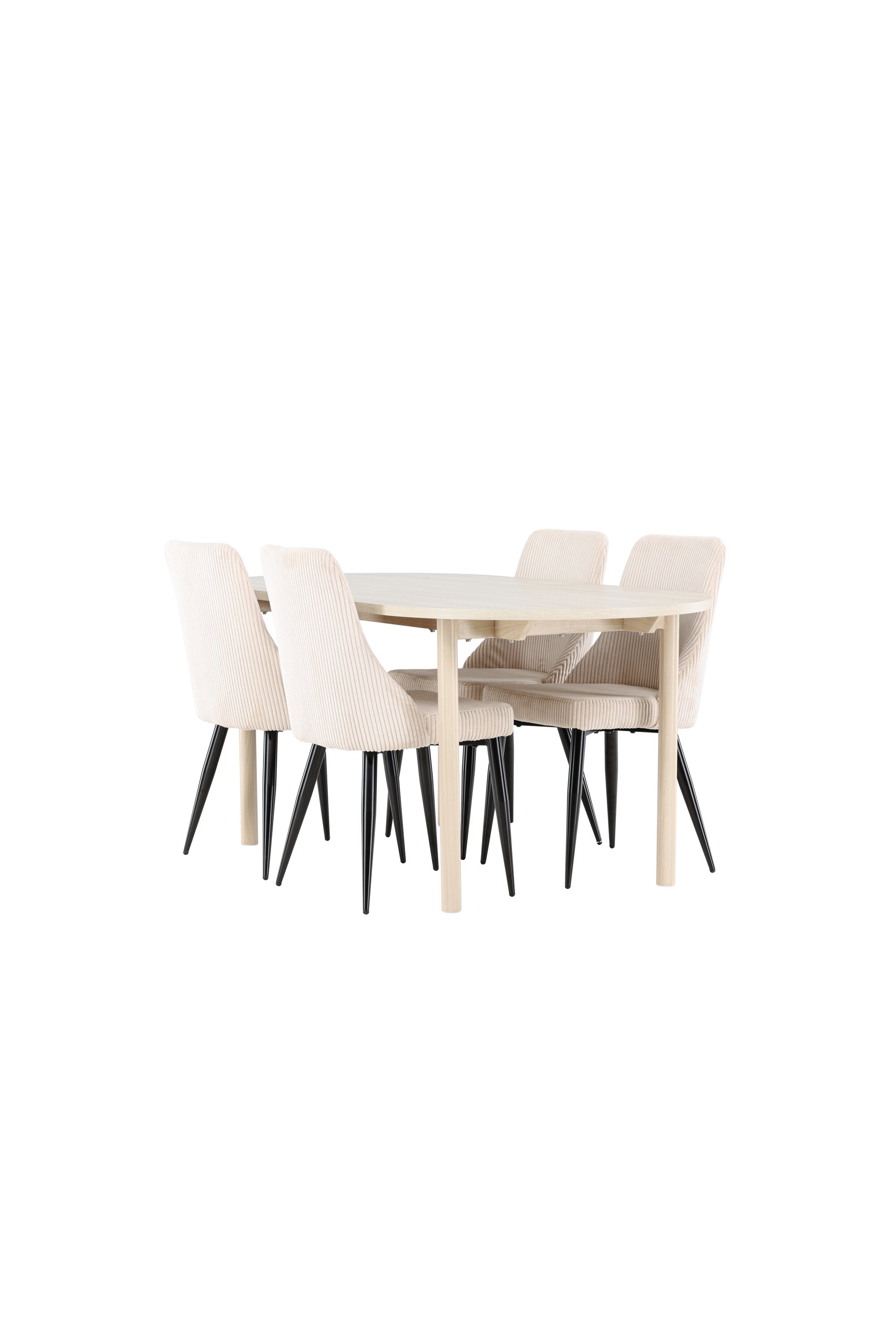 Andy Matbord med Leone Matstol-GR Dining Set-Venture Home-peaceofhome.se