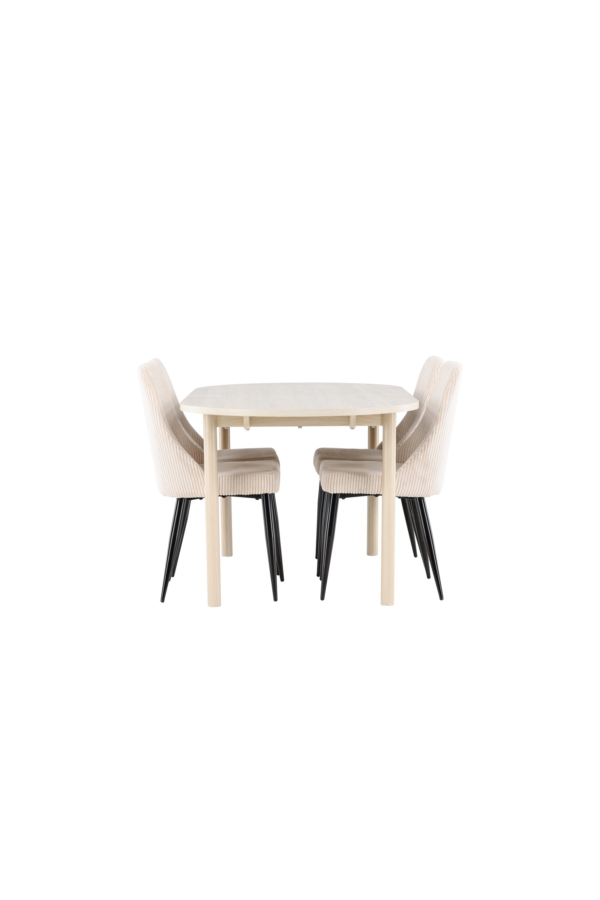 Andy Matbord med Leone Matstol-GR Dining Set-Venture Home-peaceofhome.se