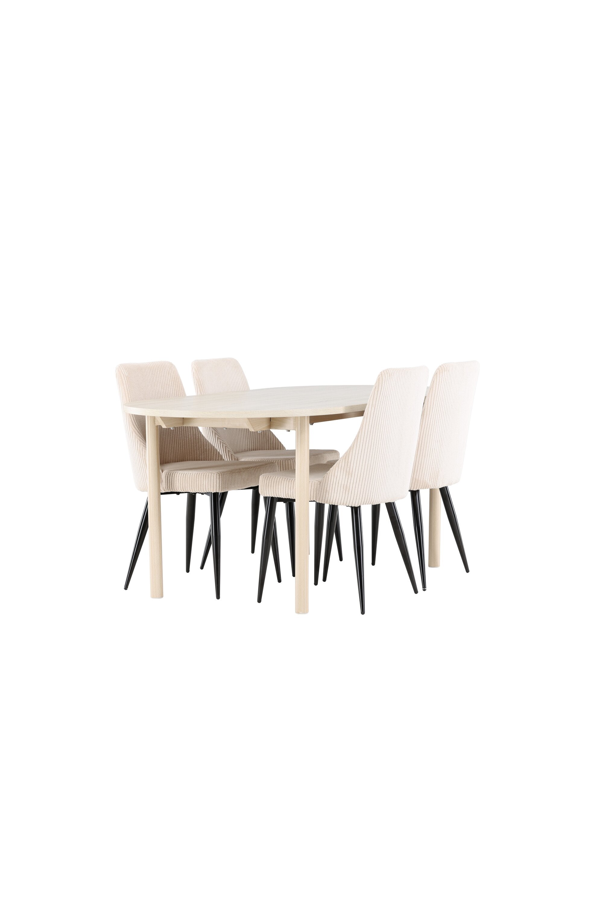 Andy Matbord med Leone Matstol-GR Dining Set-Venture Home-peaceofhome.se