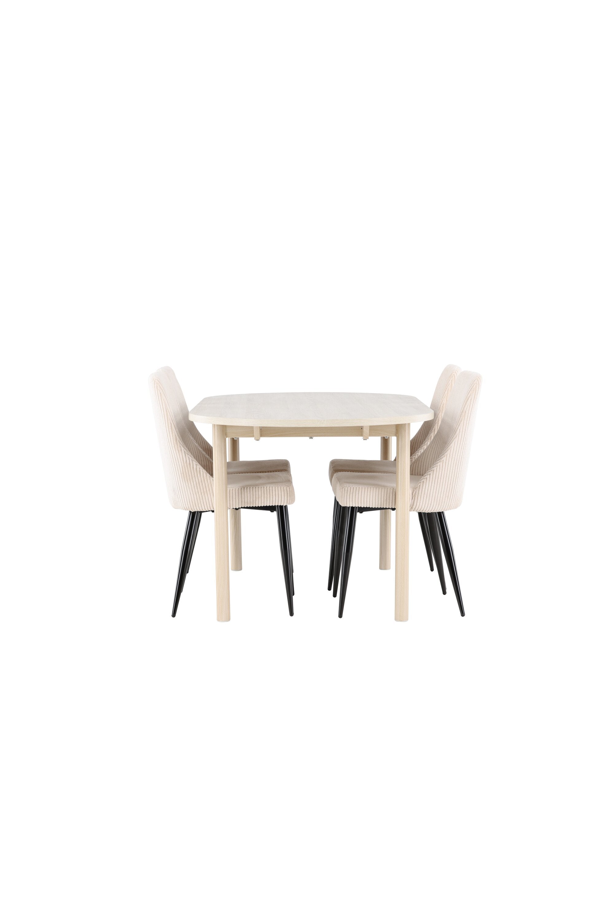 Andy Matbord med Leone Matstol-GR Dining Set-Venture Home-peaceofhome.se