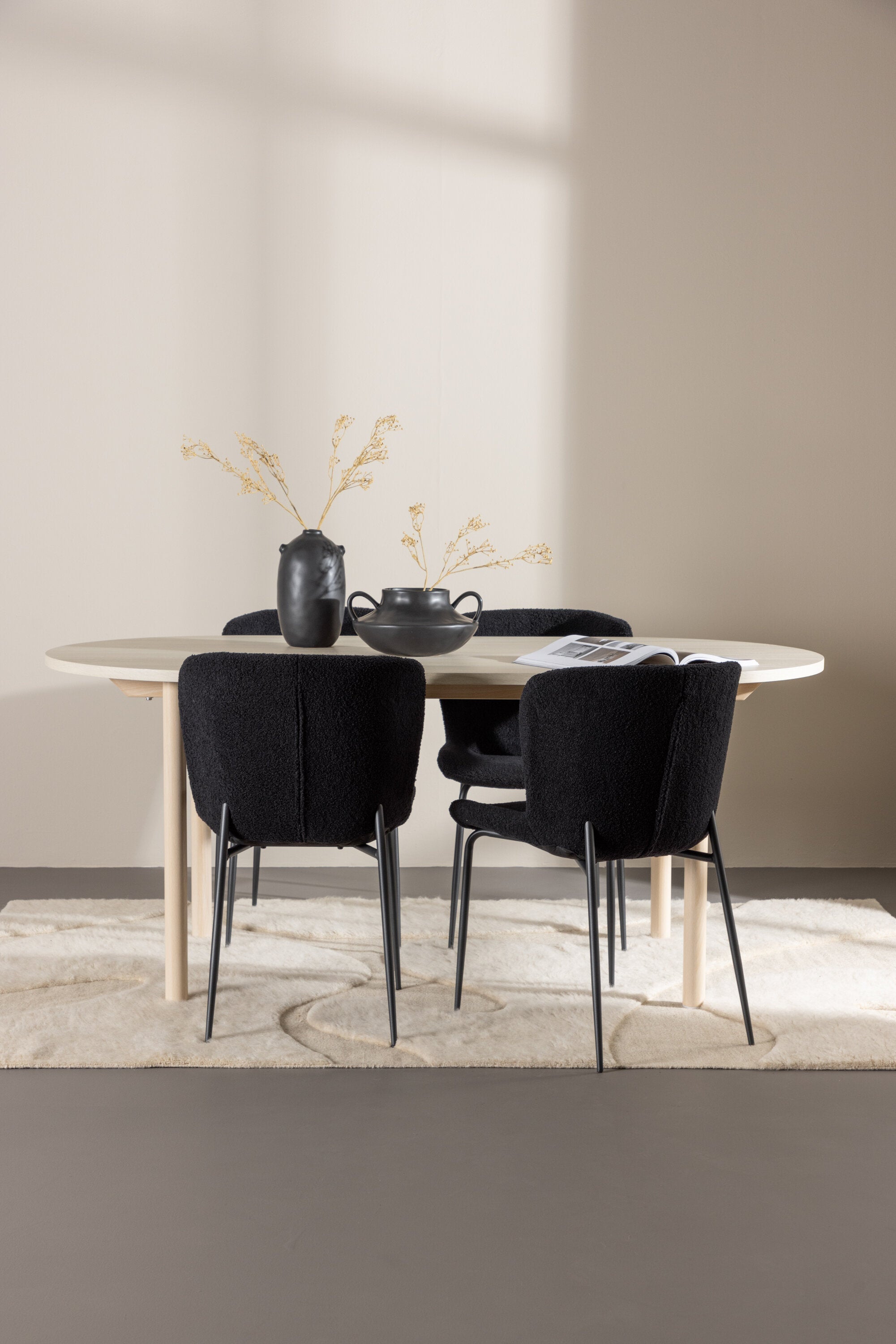 Andy Matbord med Modesto Matstol-GR Dining Set-Venture Home-peaceofhome.se