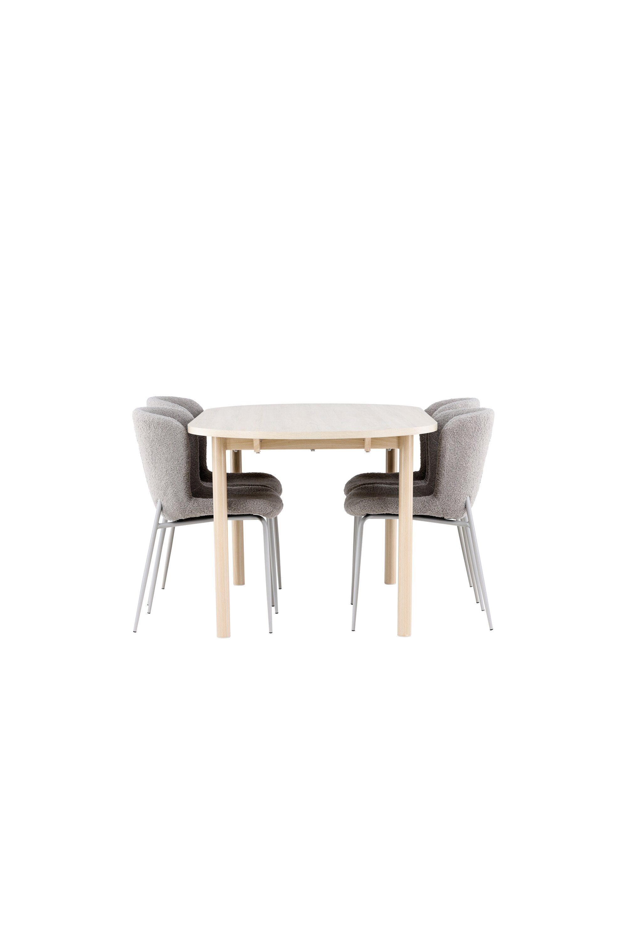 Andy Matbord med Modesto Matstol-GR Dining Set-Venture Home-peaceofhome.se