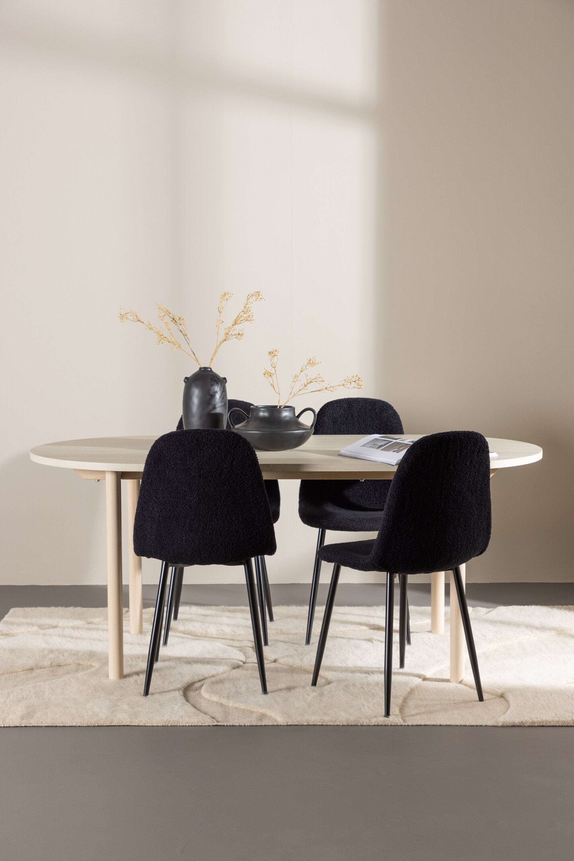 Andy Matbord med Polar Matstol-GR Dining Set-Venture Home-peaceofhome.se