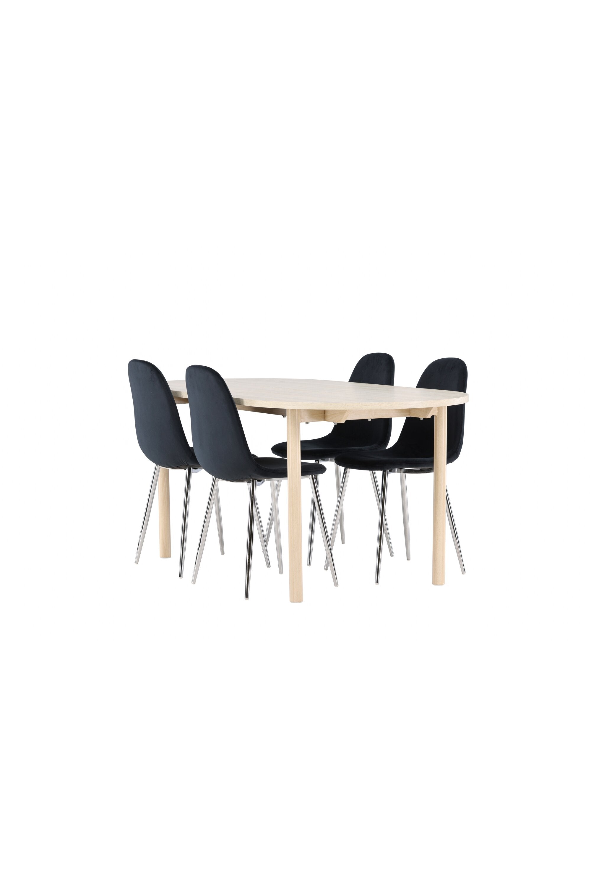 Andy Matbord med Polar Matstol-GR Dining Set-Venture Home-peaceofhome.se