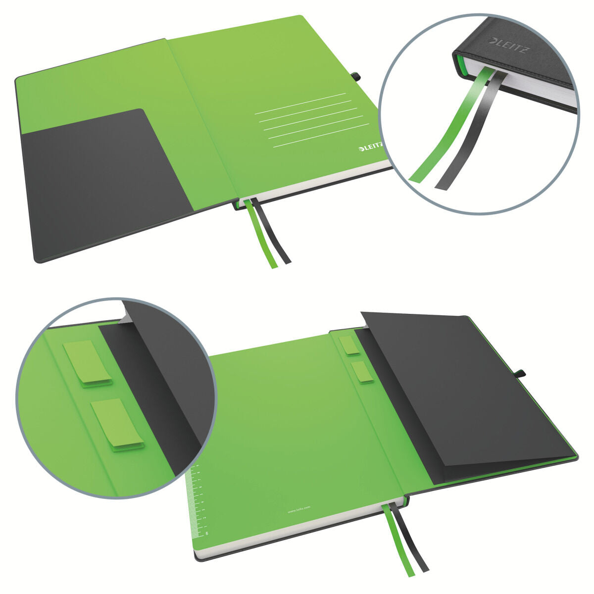 Anteckningsblock Leitz Complete Svart 80 Blad-Kontor och Kontorsmaterial, Pappersprodukter för kontoret-Leitz-peaceofhome.se