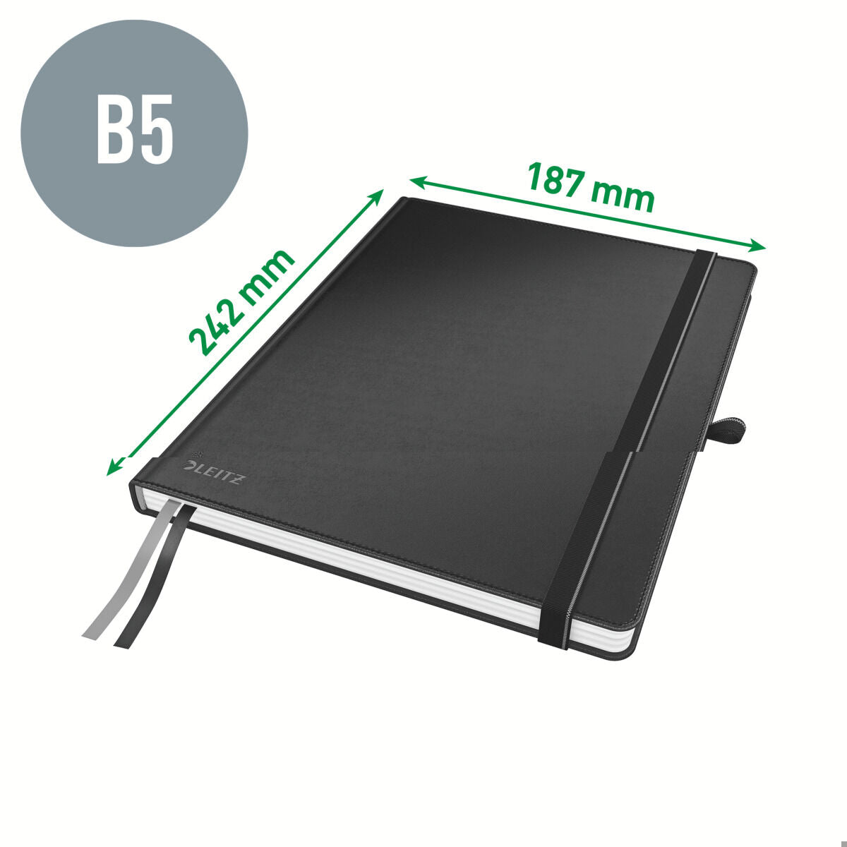 Anteckningsblock Leitz Complete Svart 80 Blad-Kontor och Kontorsmaterial, Pappersprodukter för kontoret-Leitz-peaceofhome.se