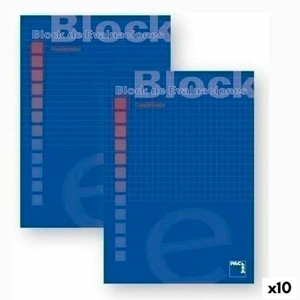 Anteckningsblock Pacsa Blå A4 50 Blad 4 mm (10 antal)-Kontor och Kontorsmaterial, Pappersprodukter för kontoret-Pacsa-peaceofhome.se