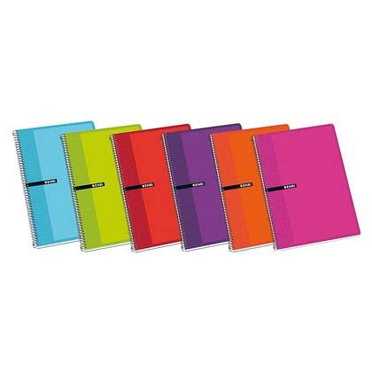 Anteckningsbok ENRI Multicolour Din A4 80 Blad (5 antal)-Kontor och Kontorsmaterial, Pappersprodukter för kontoret-ENRI-peaceofhome.se