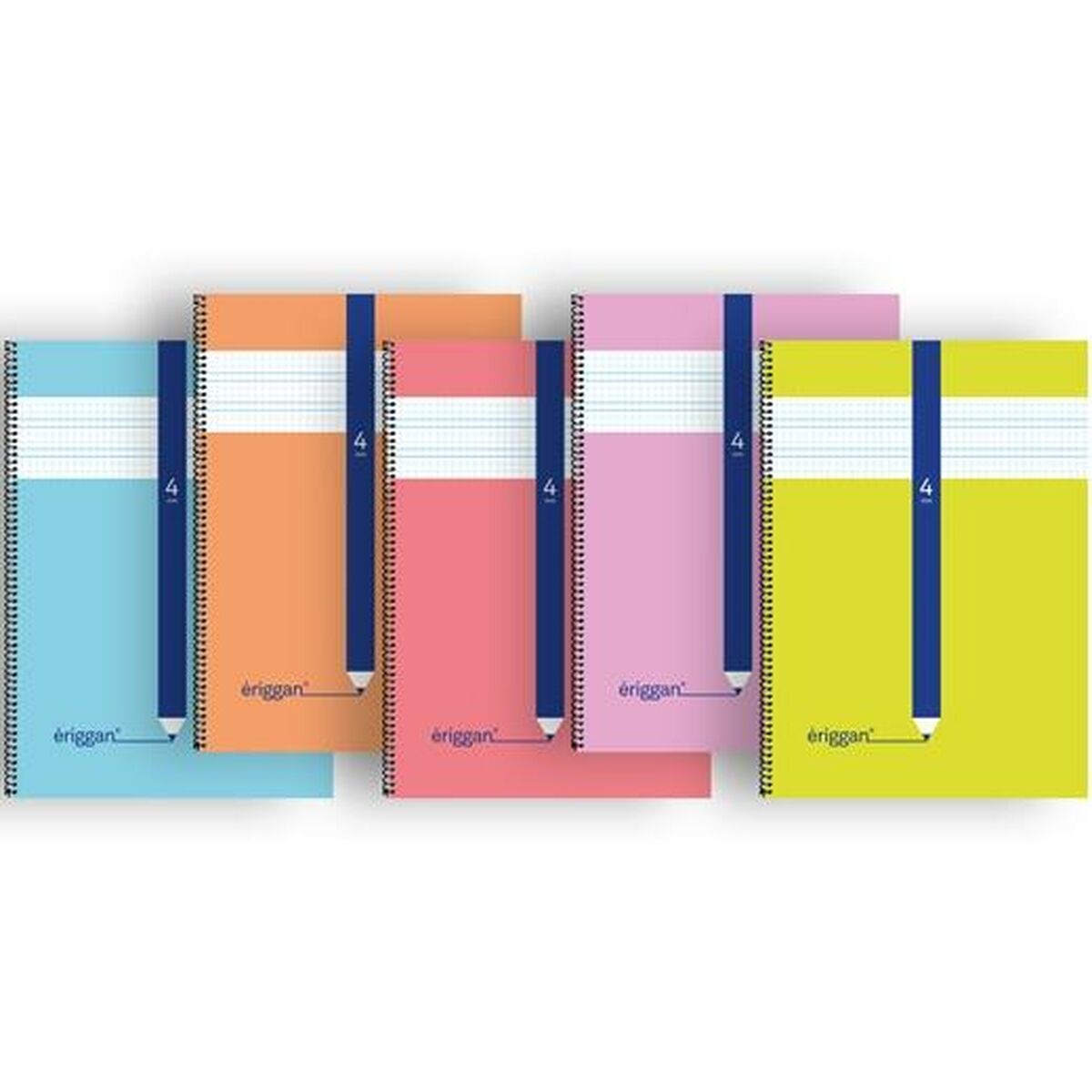 Anteckningsbok Eriggan Din A4 80 Blad (10 antal)-Kontor och Kontorsmaterial, Pappersprodukter för kontoret-Eriggan-peaceofhome.se
