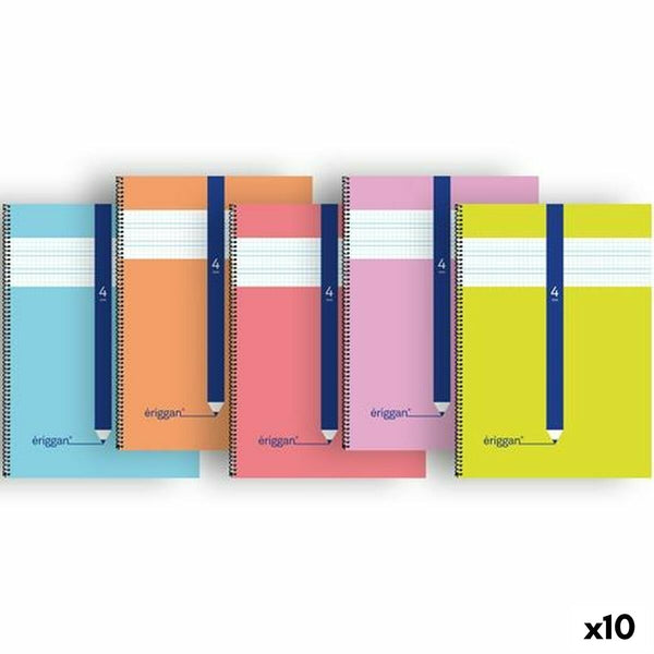 Anteckningsbok Eriggan Din A4 80 Blad (10 antal)-Kontor och Kontorsmaterial, Pappersprodukter för kontoret-Eriggan-peaceofhome.se