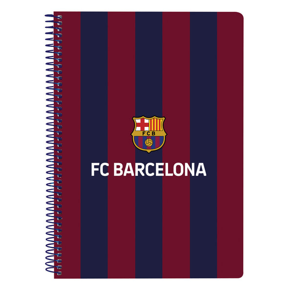 Anteckningsbok F.C. Barcelona 24/25 Rödbrun Marinblå A5 80 Blad-Kontor och Kontorsmaterial, Pappersprodukter för kontoret-F.C. Barcelona-peaceofhome.se