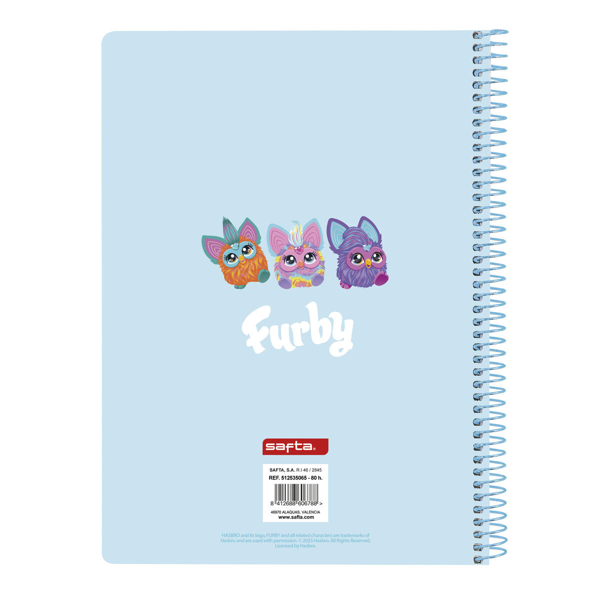 Anteckningsbok Furby Himmelsblå A5 80 Blad-Kontor och Kontorsmaterial, Pappersprodukter för kontoret-Furby-peaceofhome.se